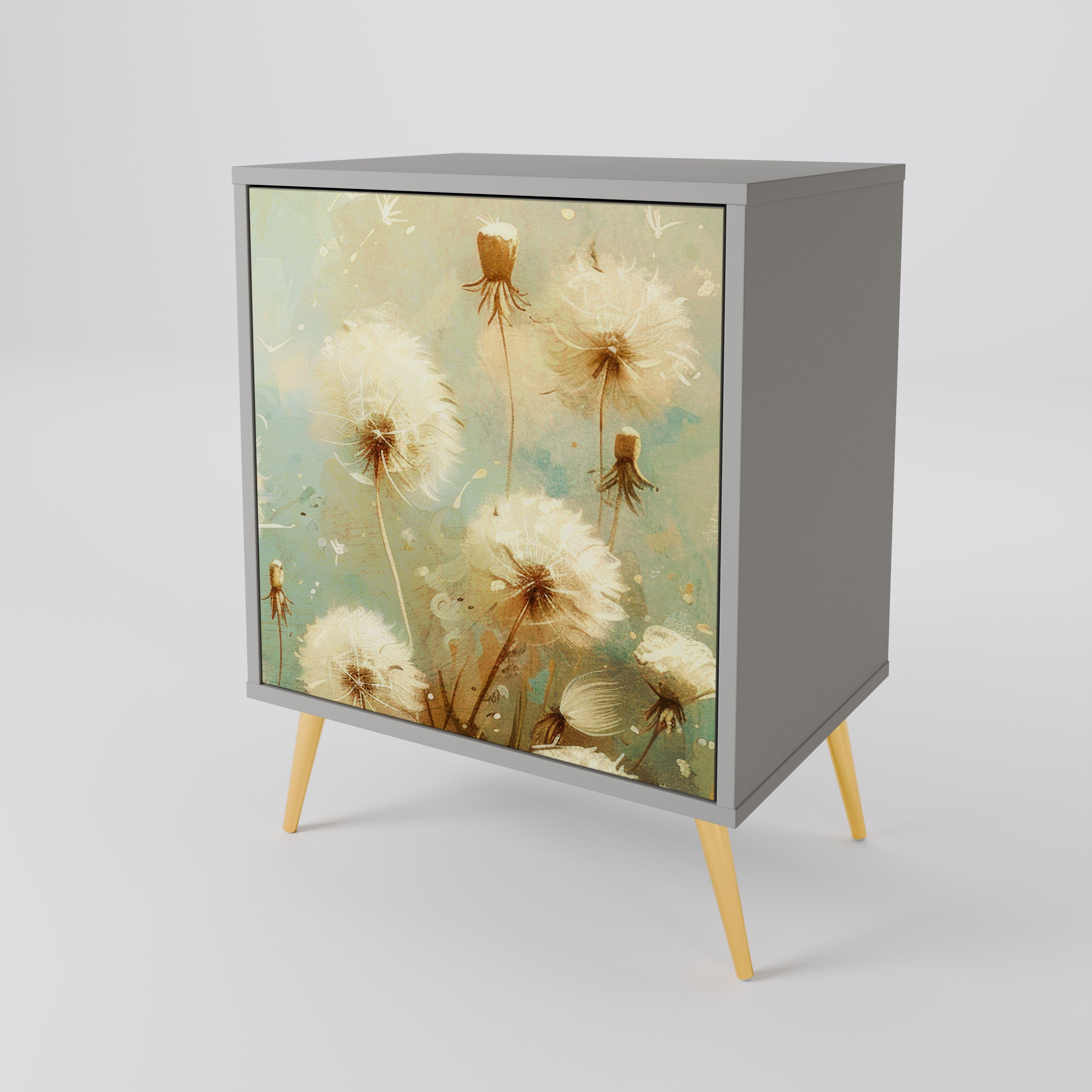 DREAMY MEADOW Komoda 1-drzwiowa korpus Szary