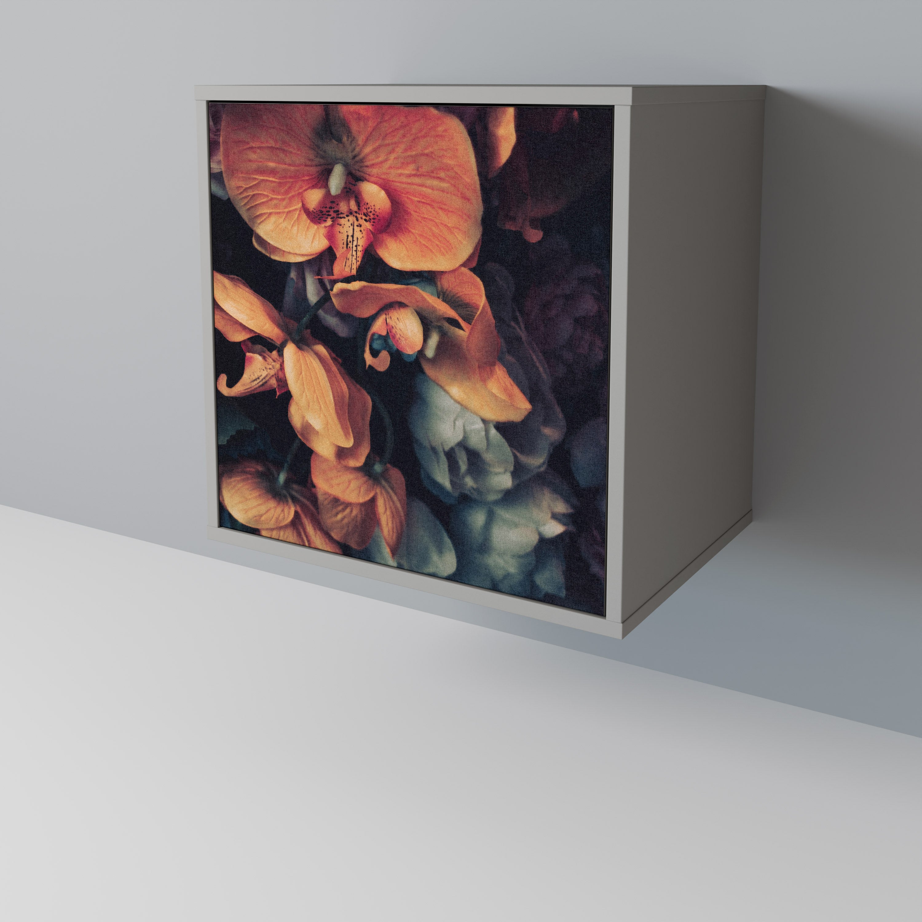 NEVERENDING BLOOM Komoda 1-drzwiowa korpus Szary