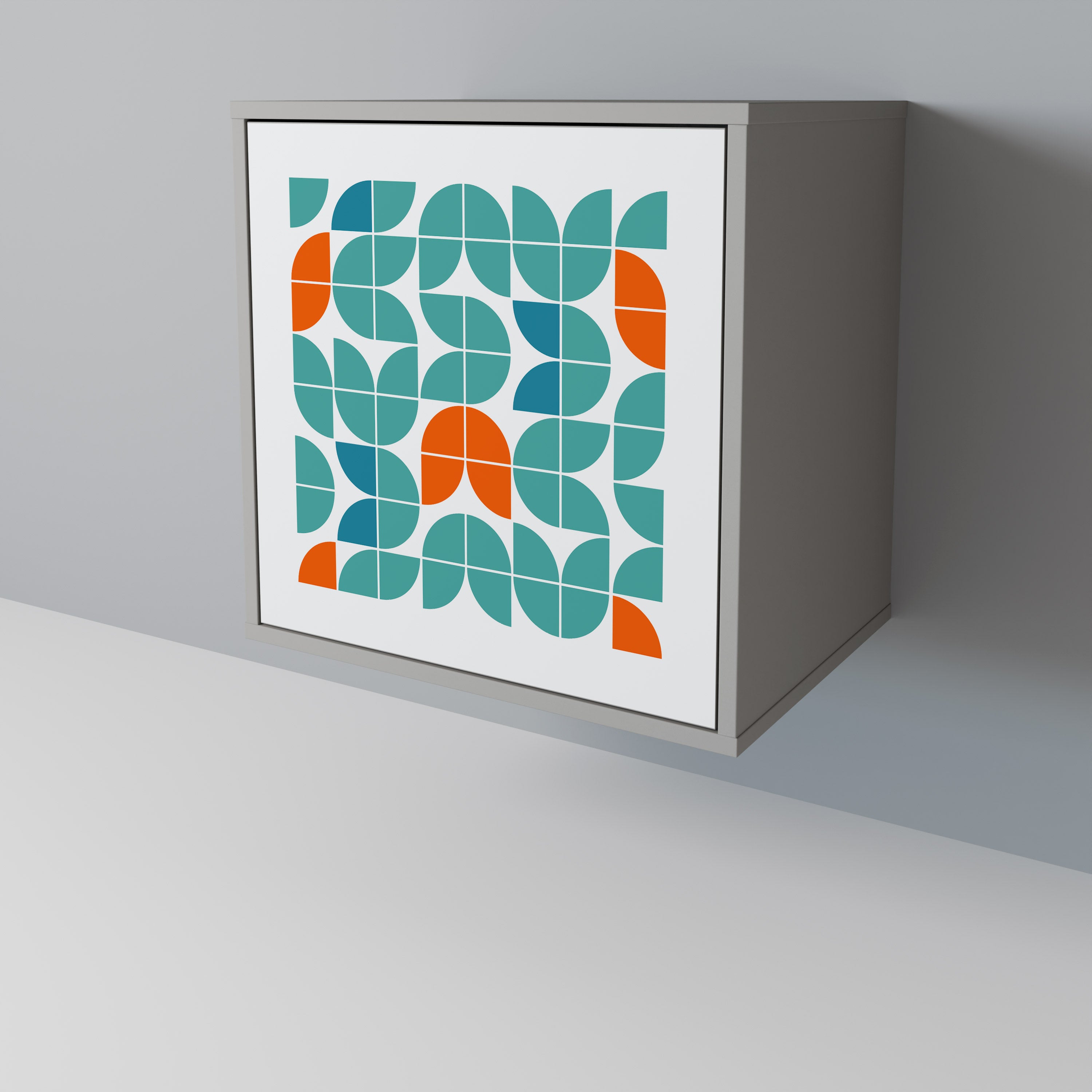 BE THE CHANGE Komoda 1-drzwiowa korpus Szary