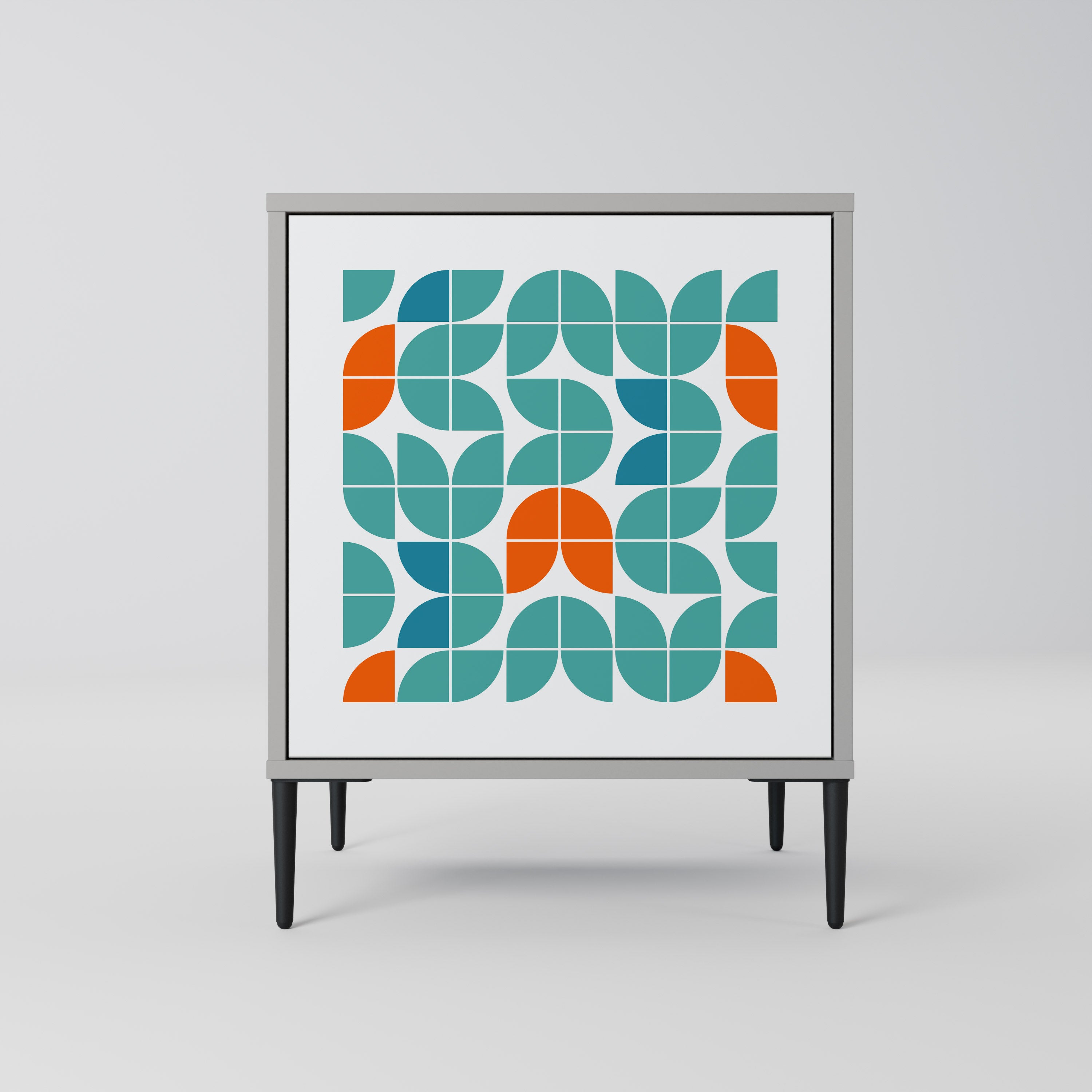 BE THE CHANGE Komoda 1-drzwiowa korpus Szary