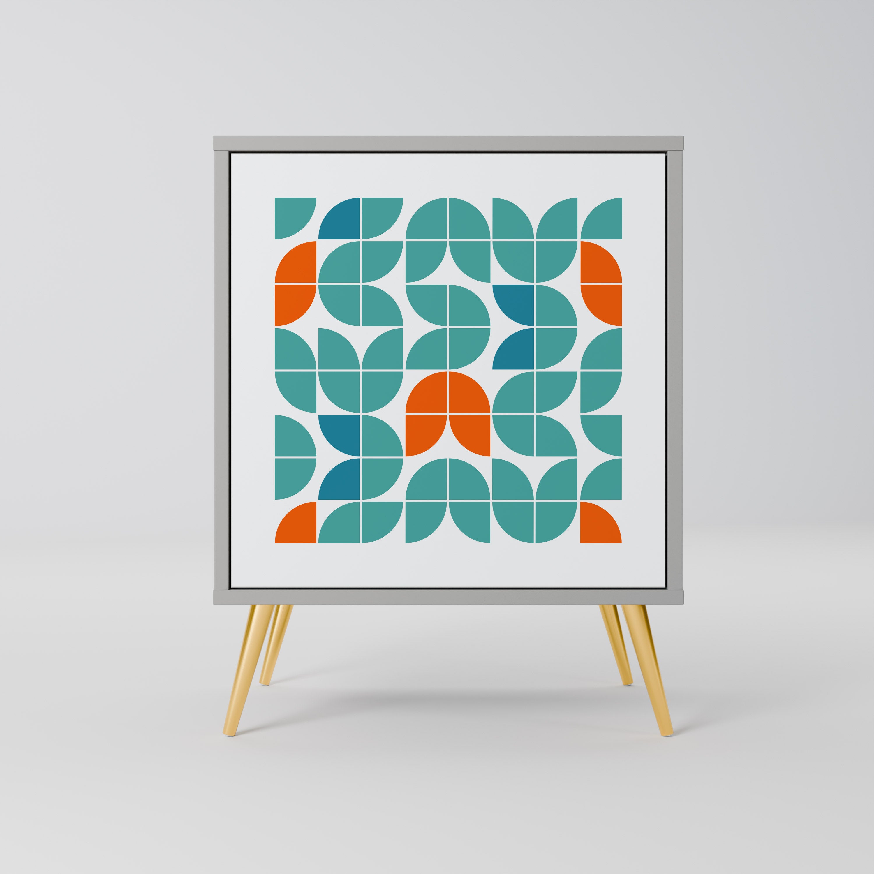 BE THE CHANGE Komoda 1-drzwiowa korpus Szary