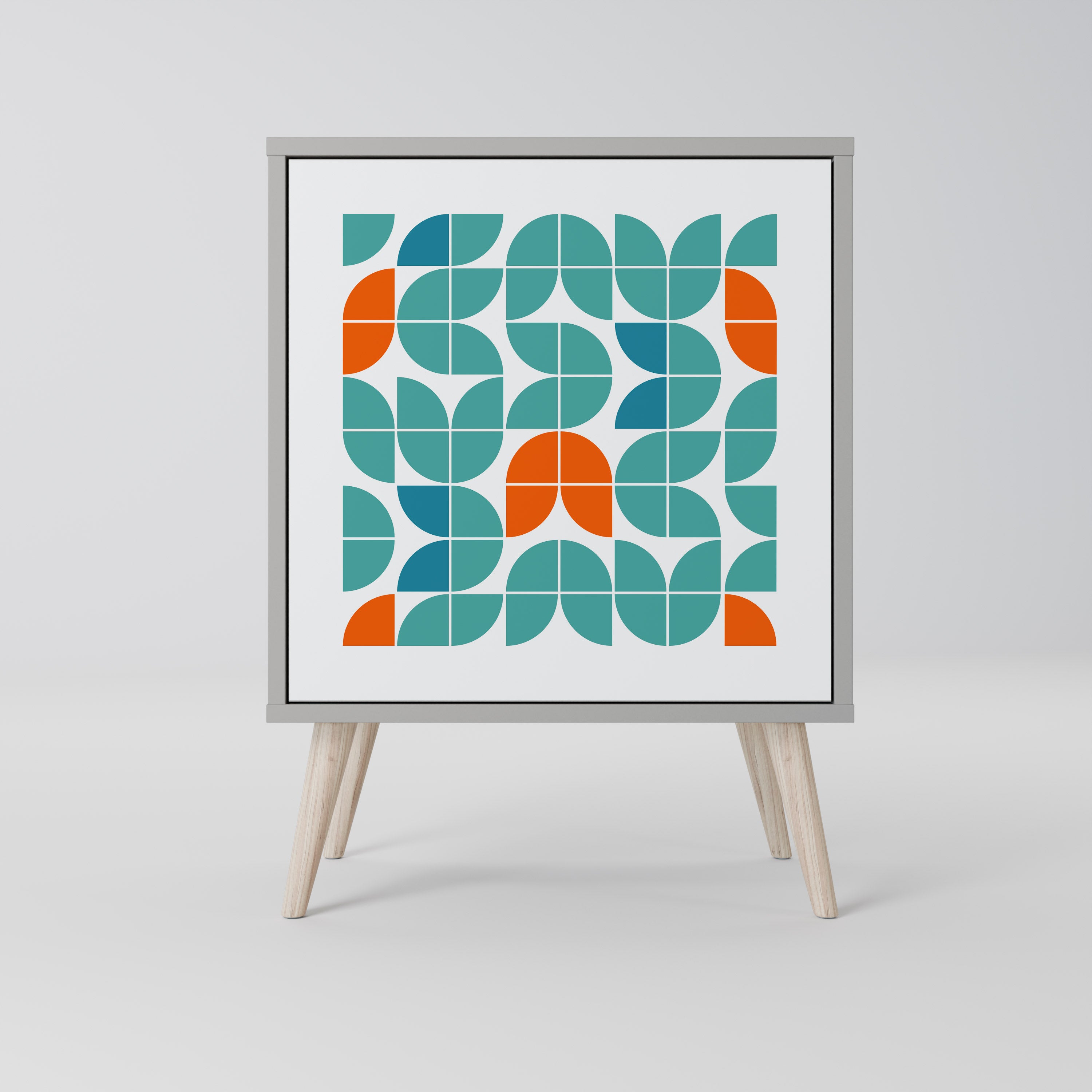 BE THE CHANGE Komoda 1-drzwiowa korpus Szary