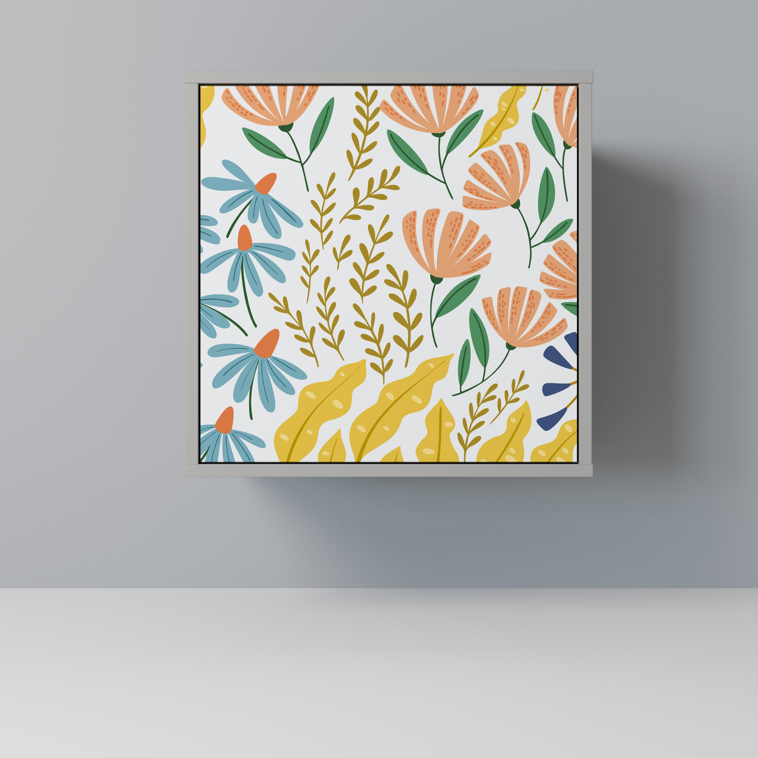 HELLO SPRING Komoda 1-drzwiowa korpus Szary