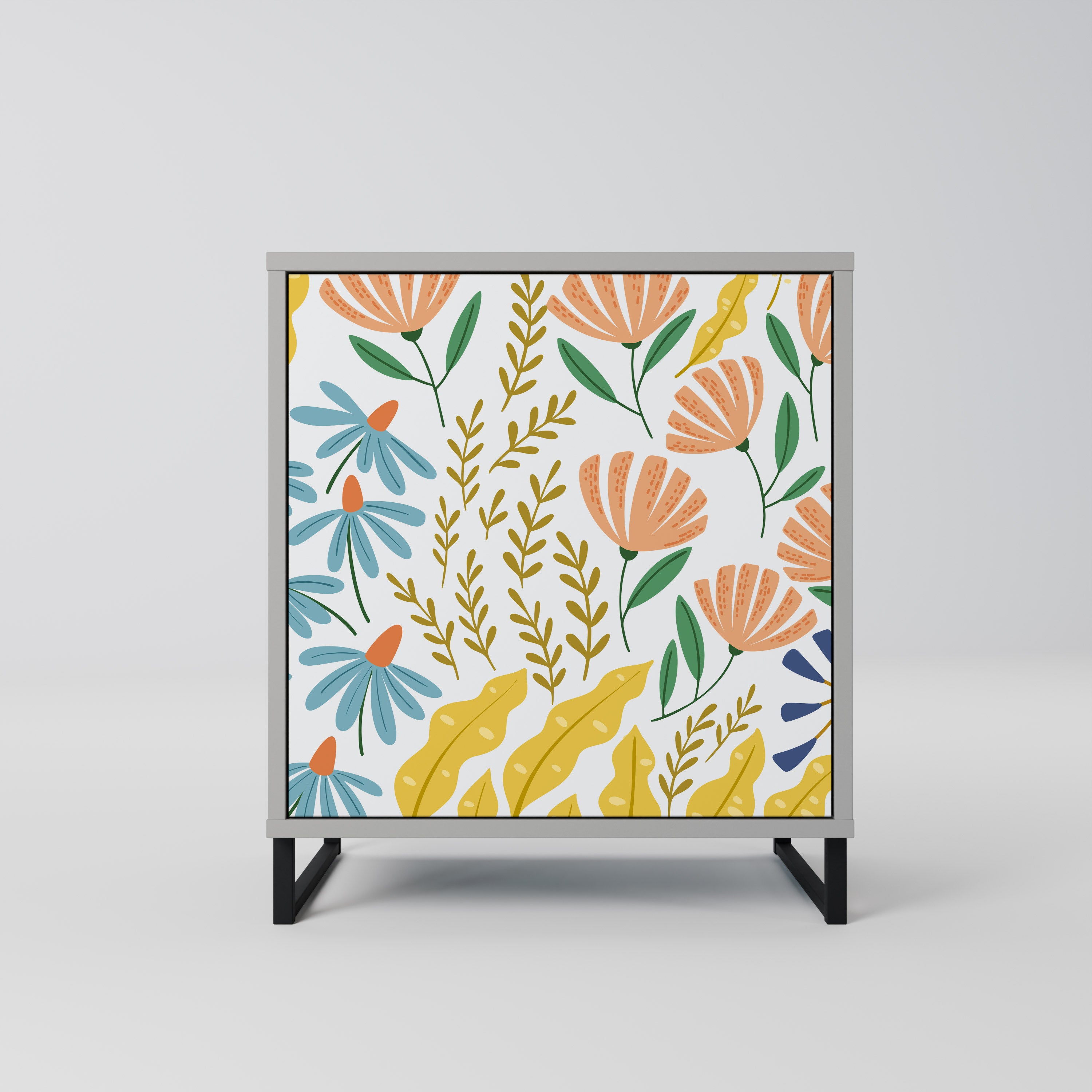 HELLO SPRING Komoda 1-drzwiowa korpus Szary