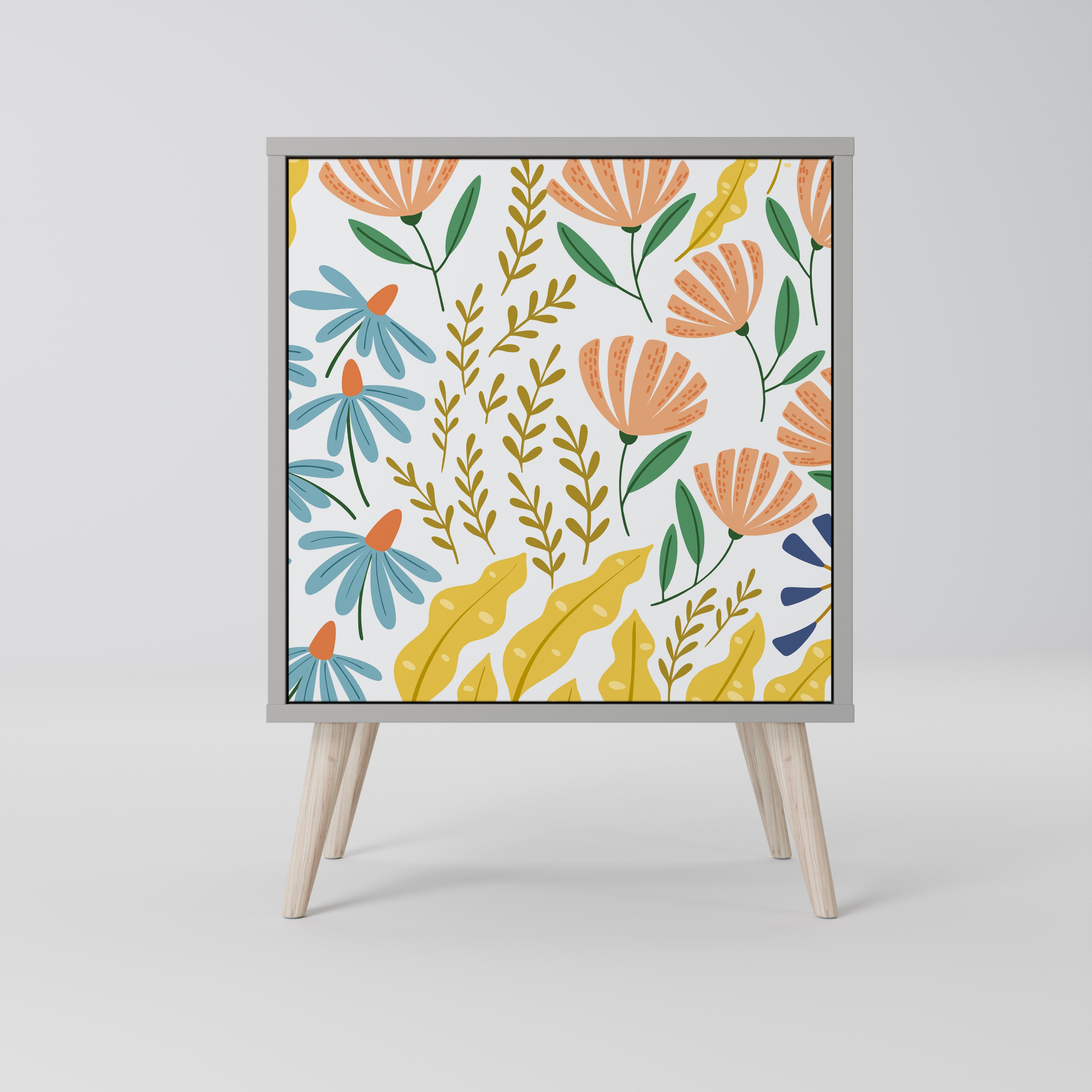 HELLO SPRING Komoda 1-drzwiowa korpus Szary