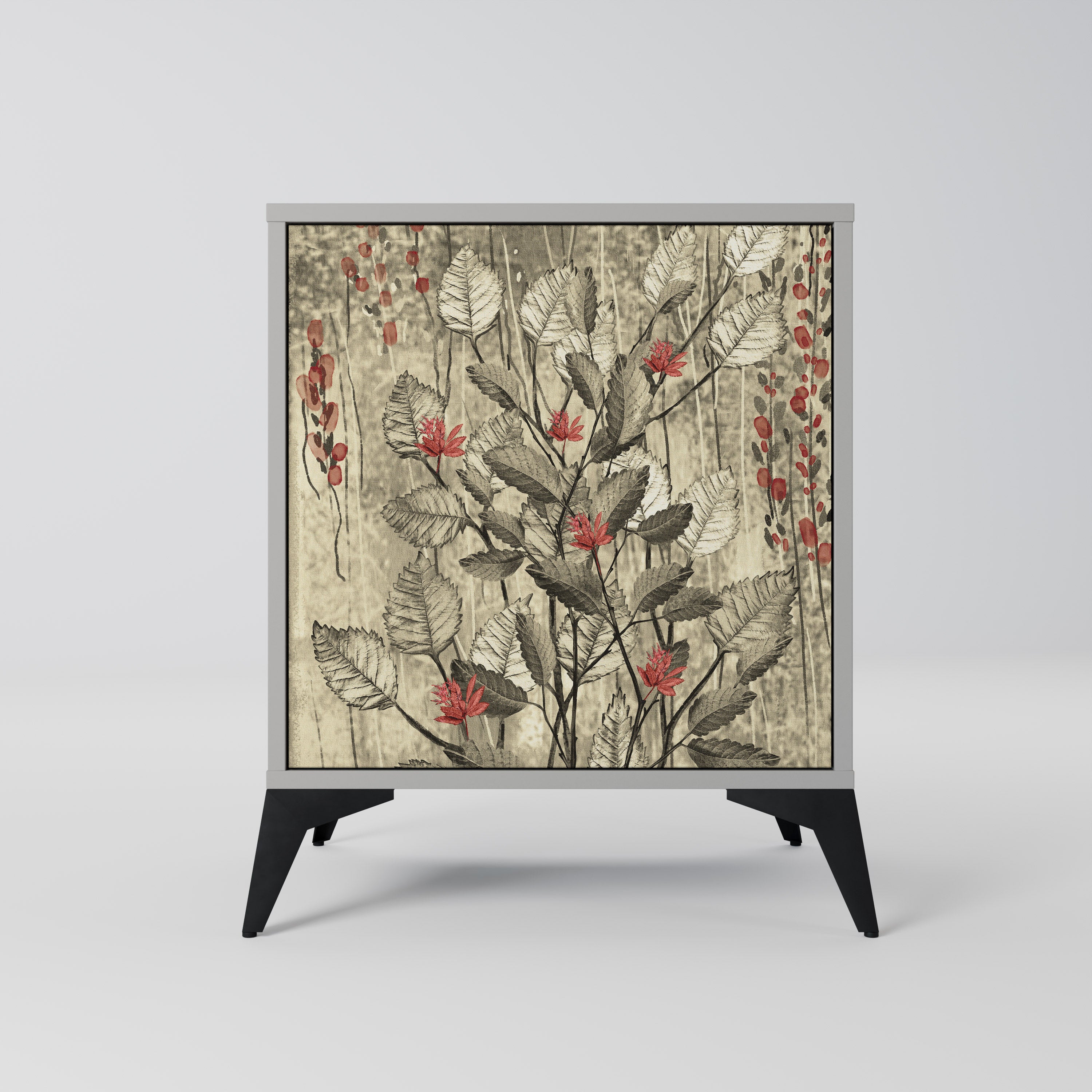 HERBAL GRACE Komoda 1-drzwiowa korpus Szary