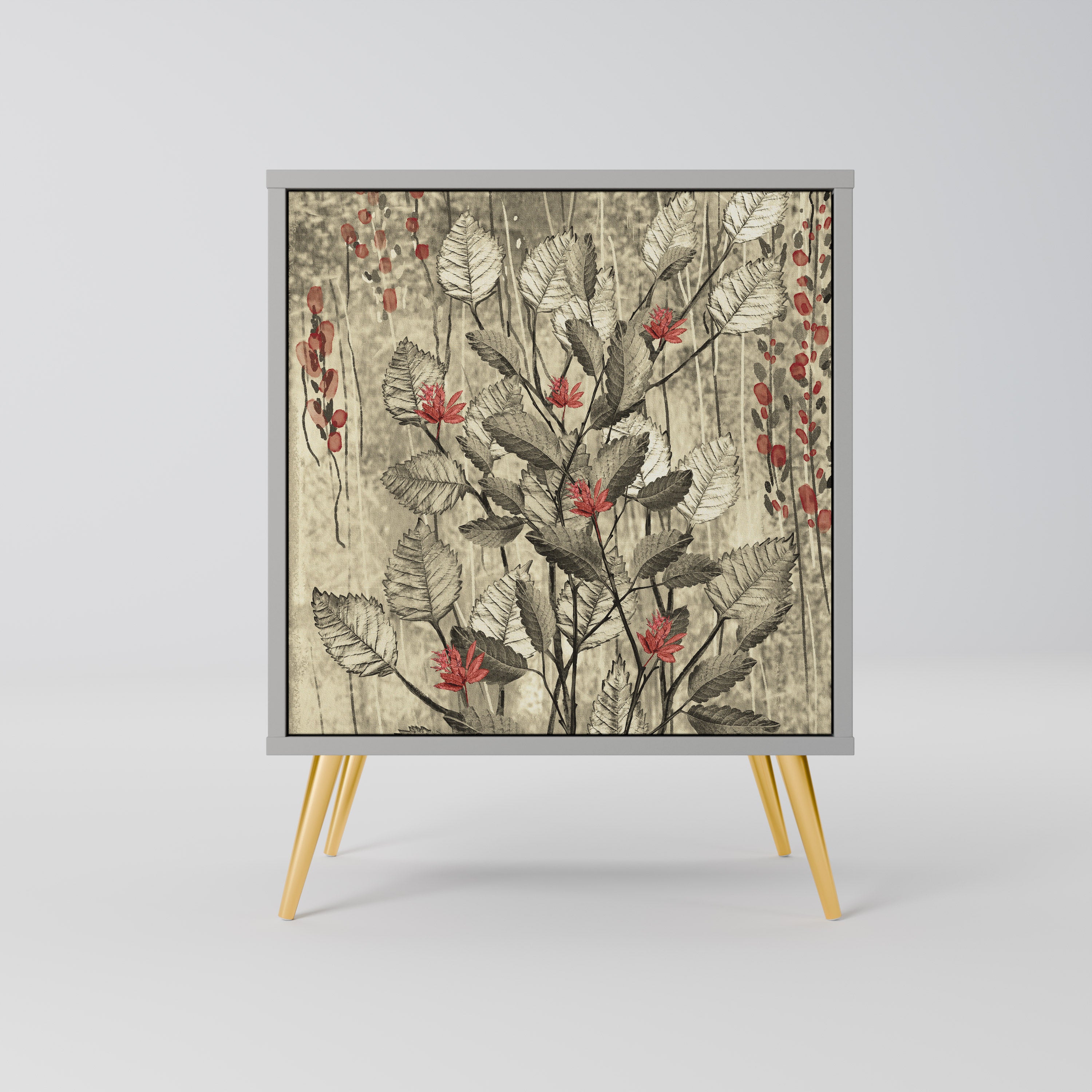 HERBAL GRACE Komoda 1-drzwiowa korpus Szary