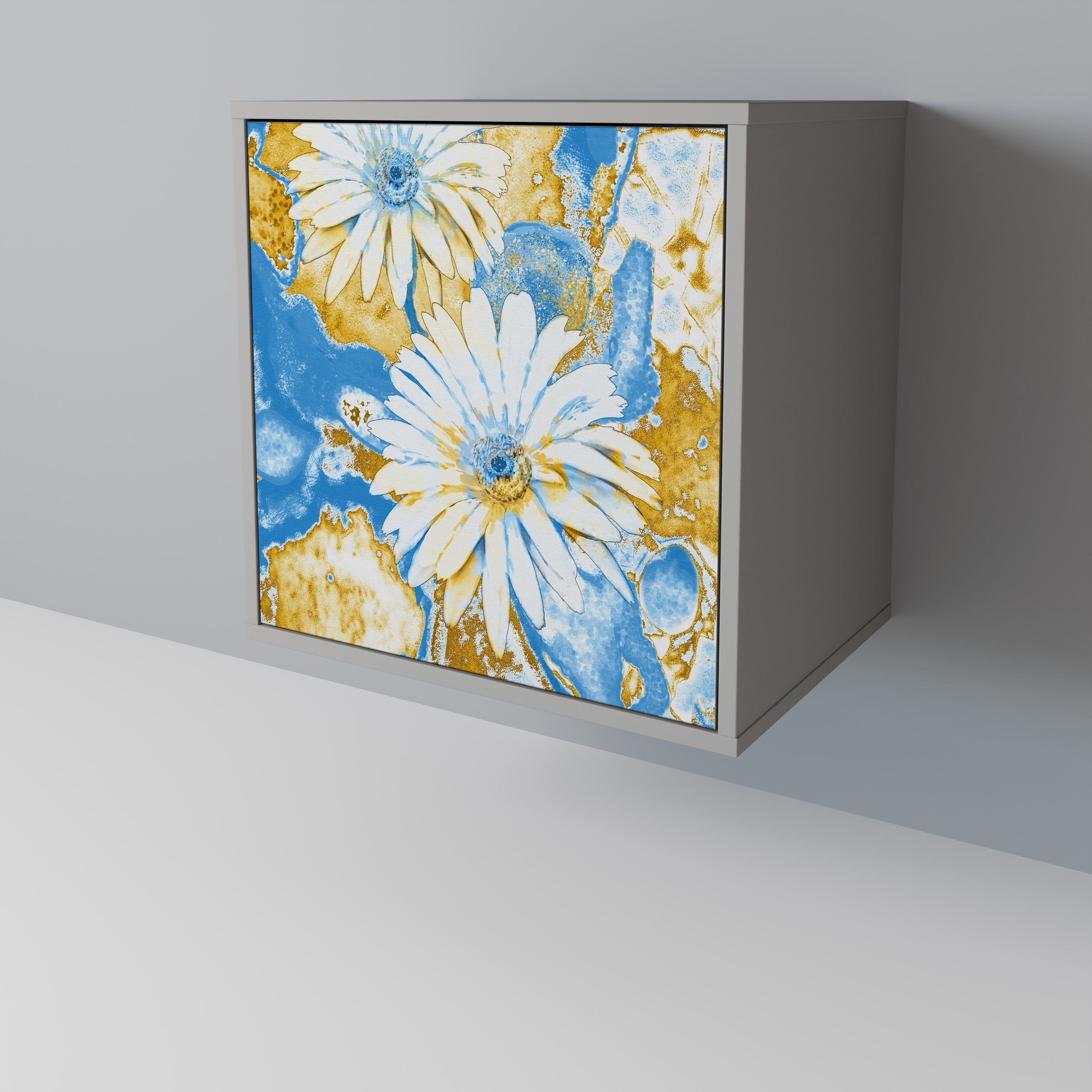 DAISY LUXE Komoda 1-drzwiowa korpus Szary