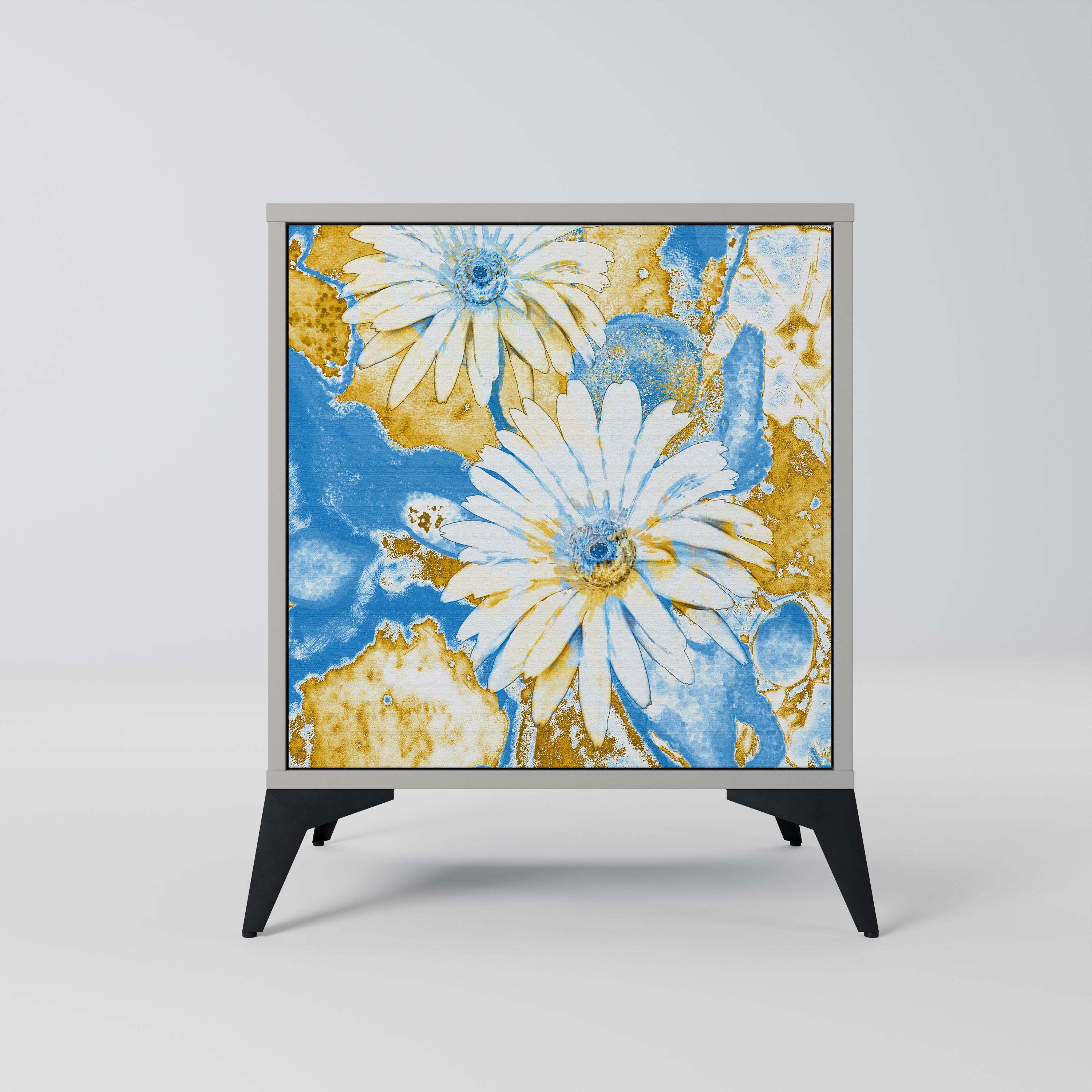 DAISY LUXE Komoda 1-drzwiowa korpus Szary