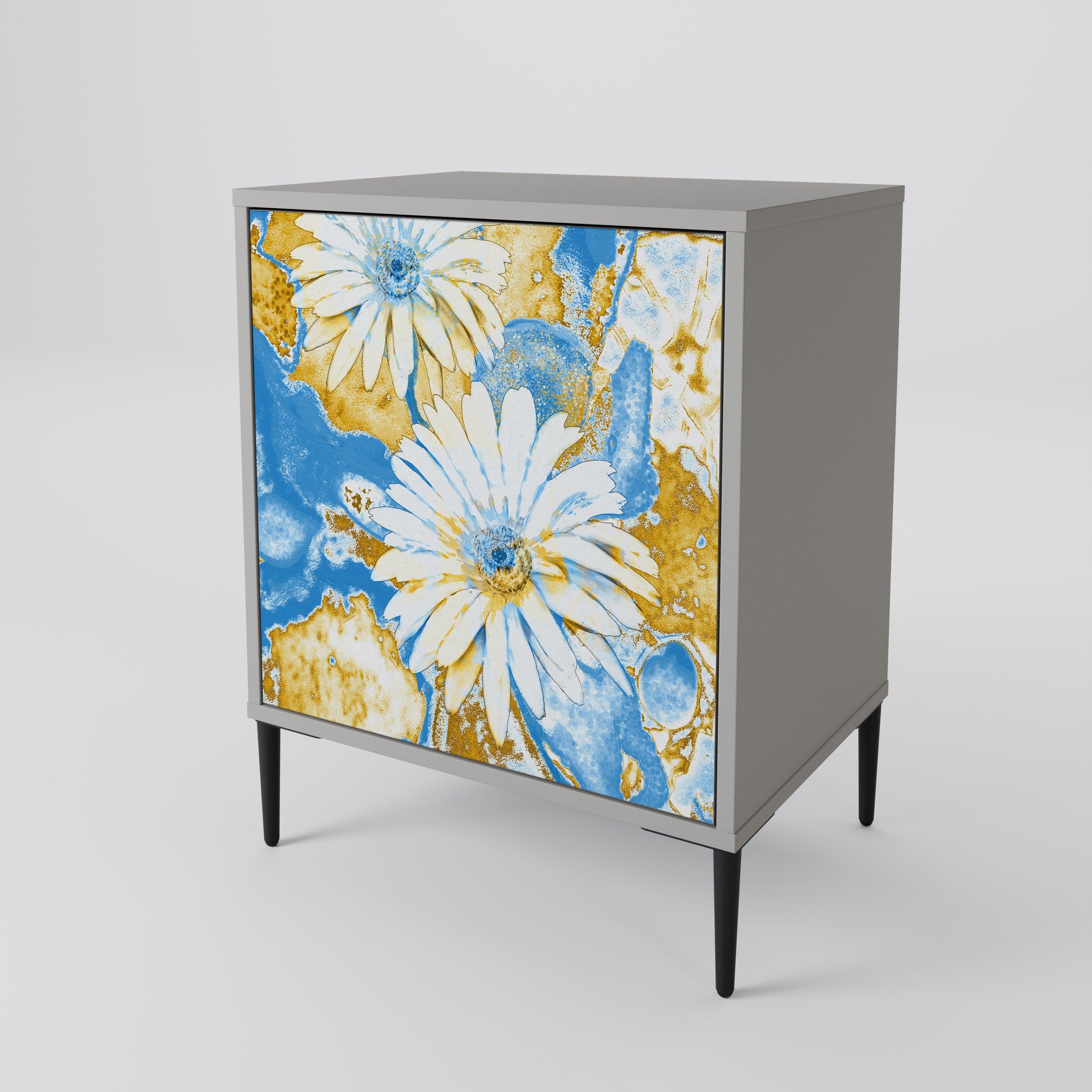 DAISY LUXE Komoda 1-drzwiowa korpus Szary