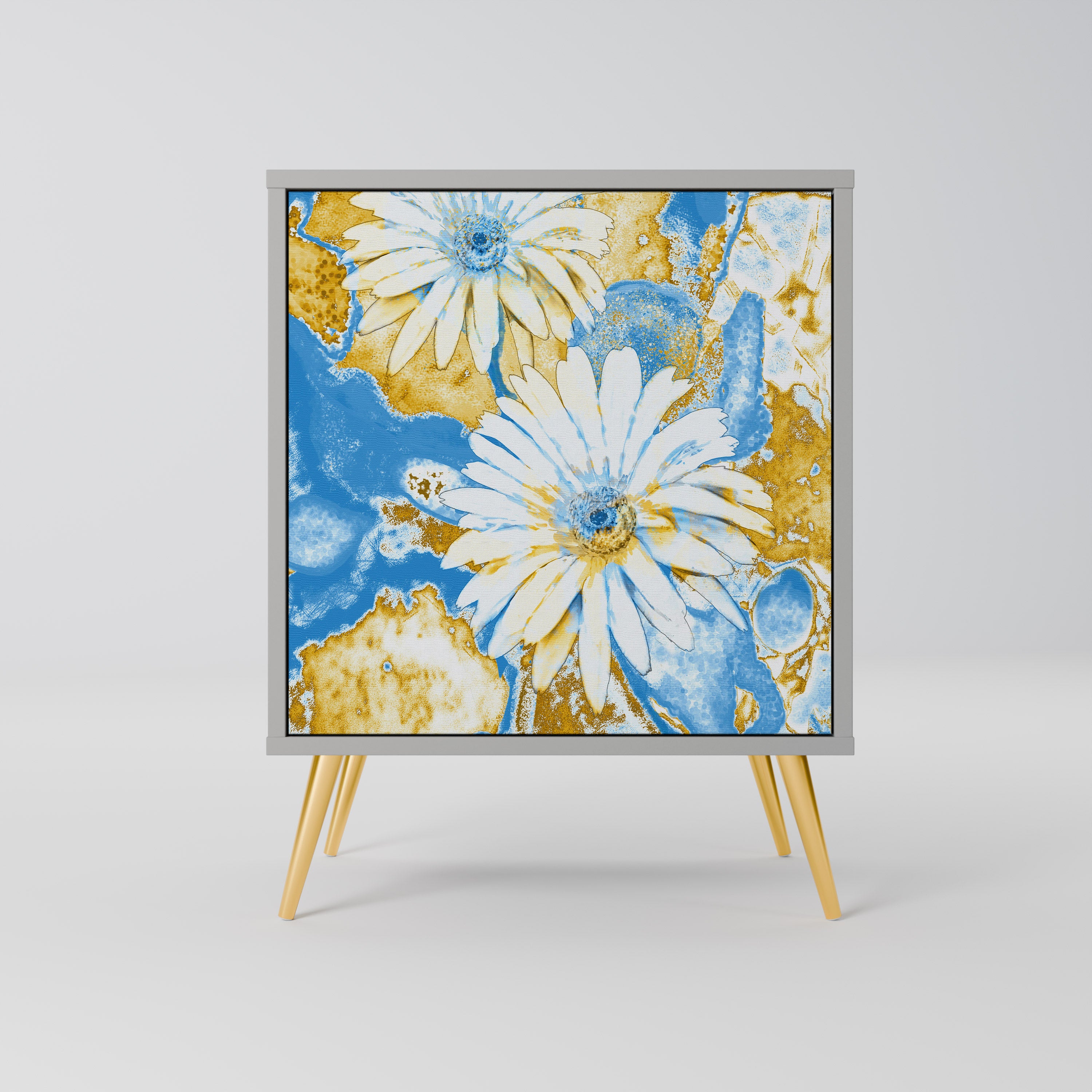 DAISY LUXE Komoda 1-drzwiowa korpus Szary