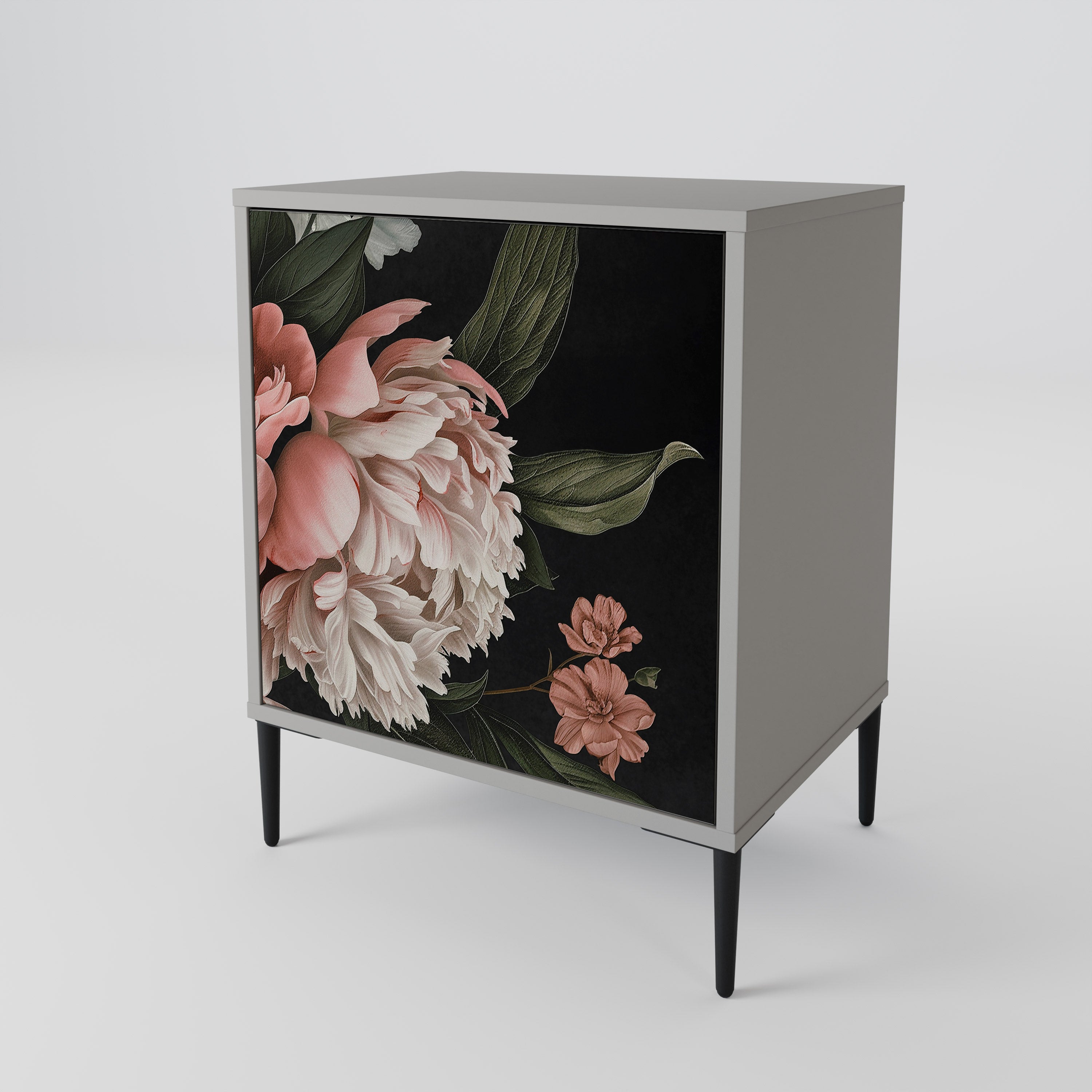 LUSH ELEGANCE Komoda 1-drzwiowa korpus Szary