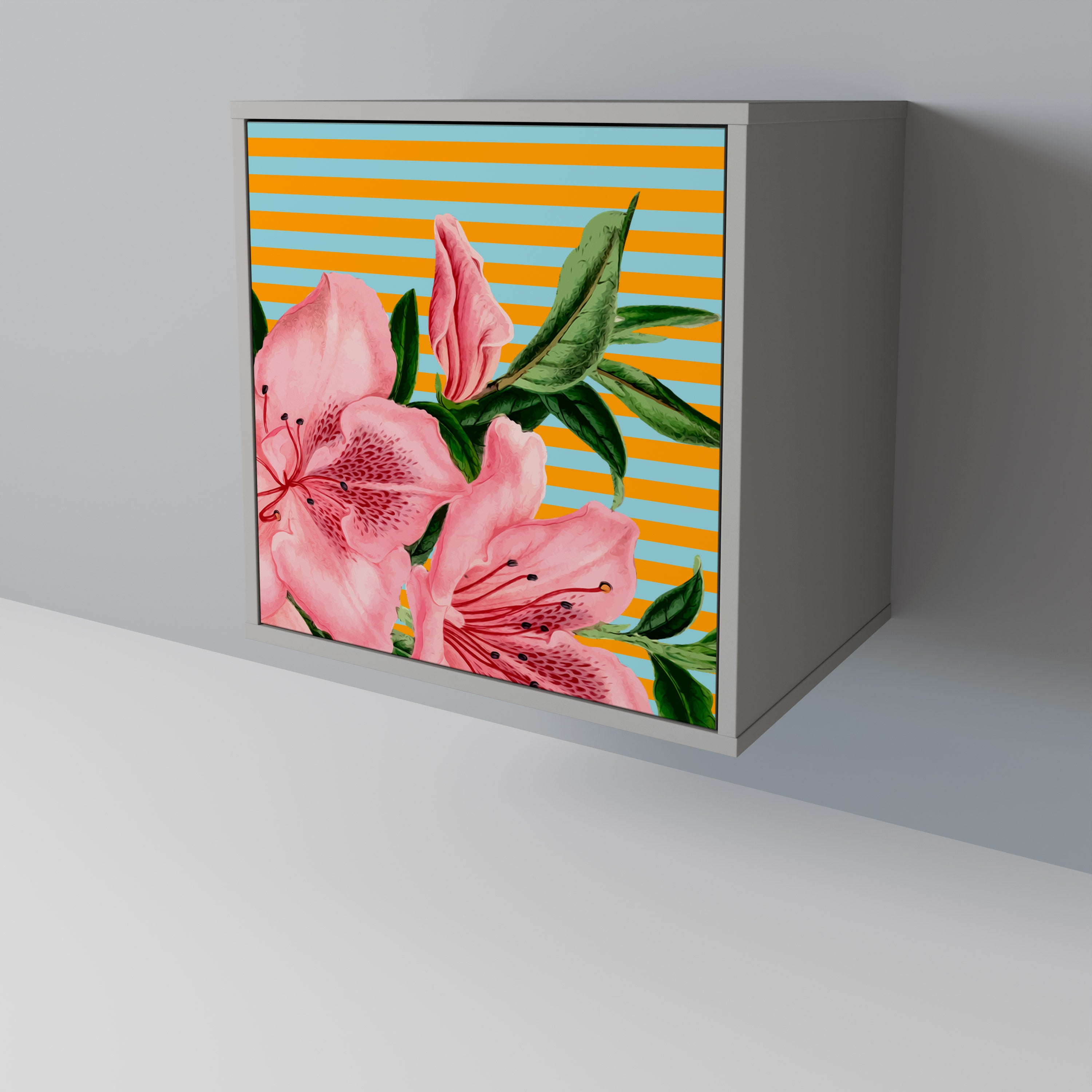 FRAGILE BEAUTY Komoda 1-drzwiowa korpus Szary