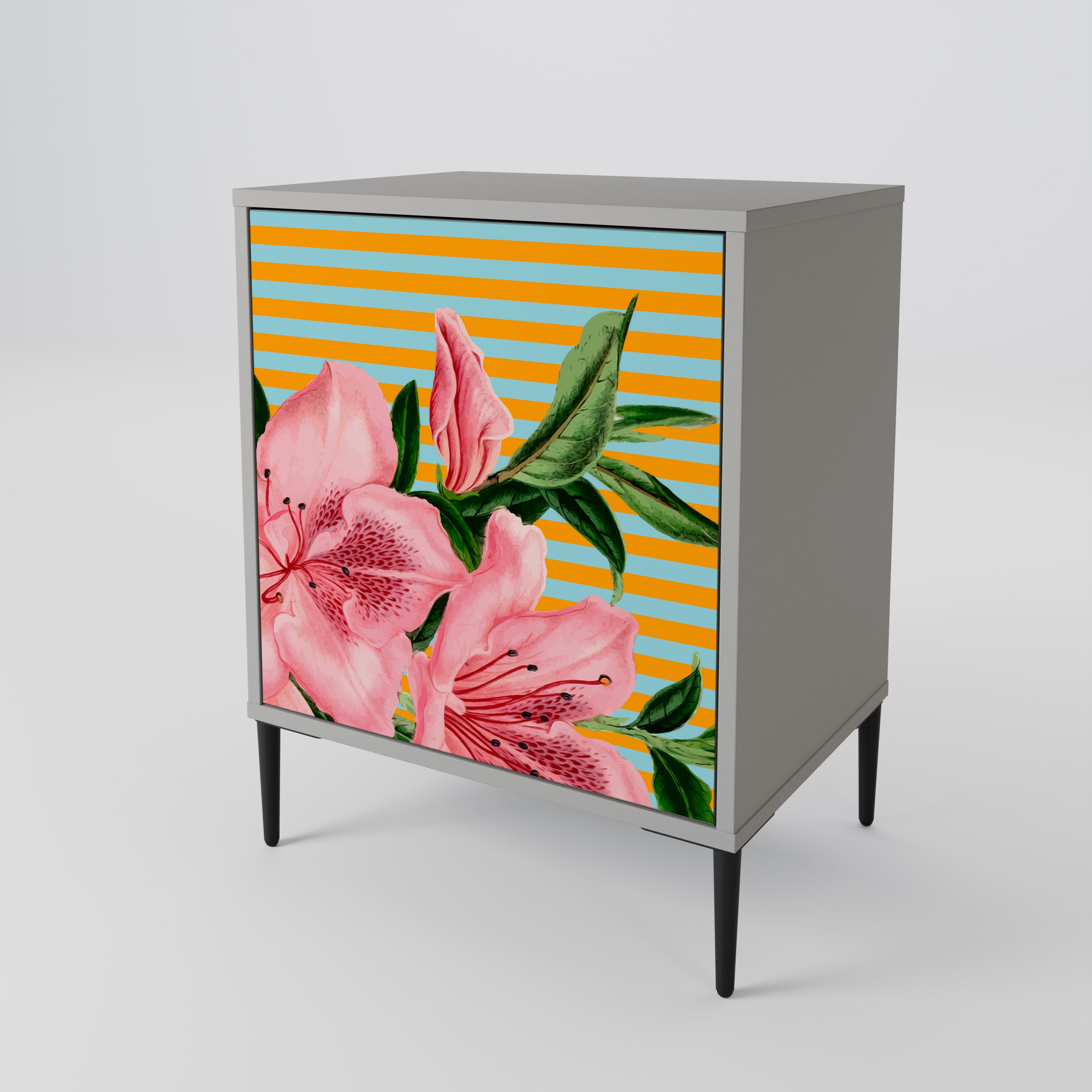 FRAGILE BEAUTY Komoda 1-drzwiowa korpus Szary