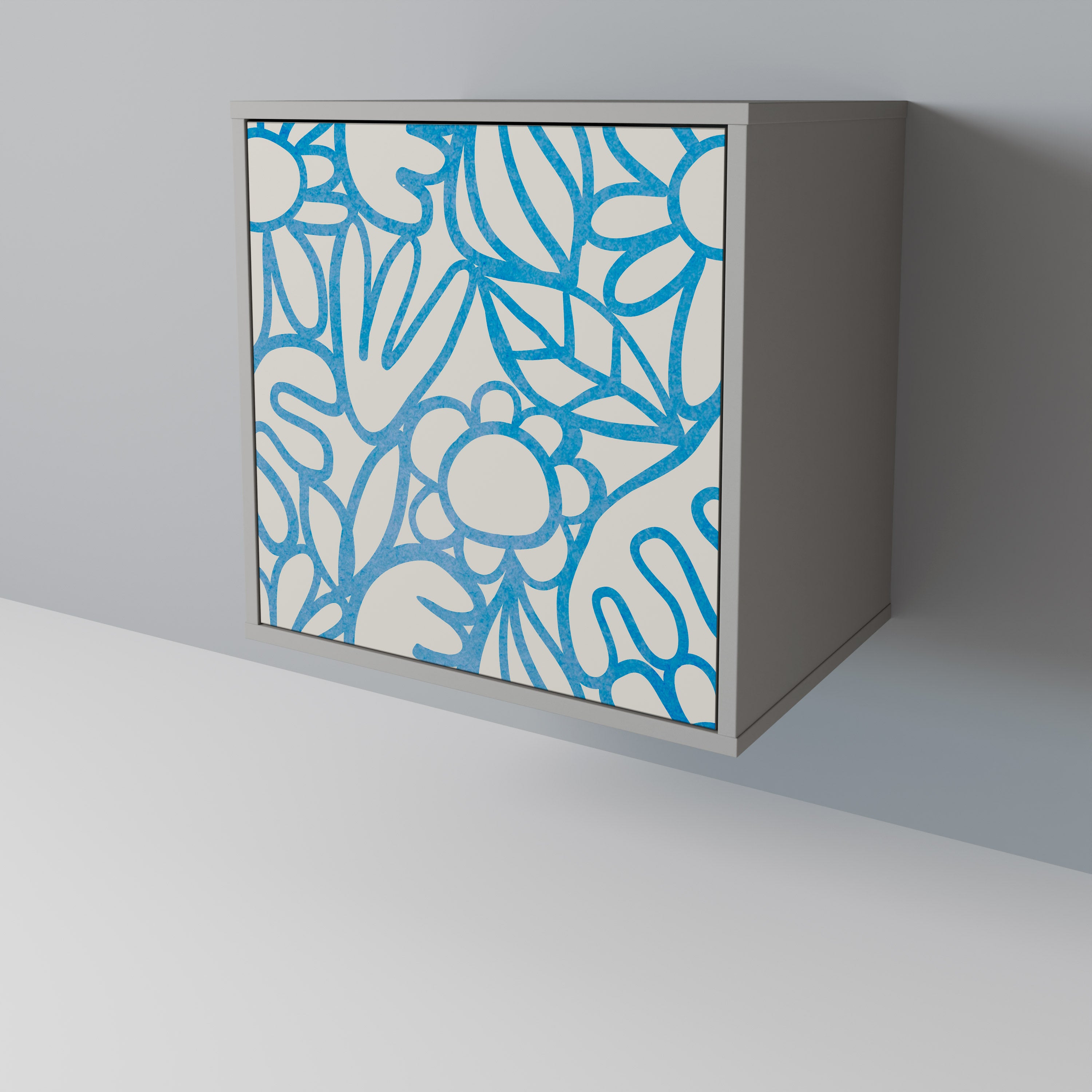 BLOOMY MORNING Komoda 1-drzwiowa korpus Szary