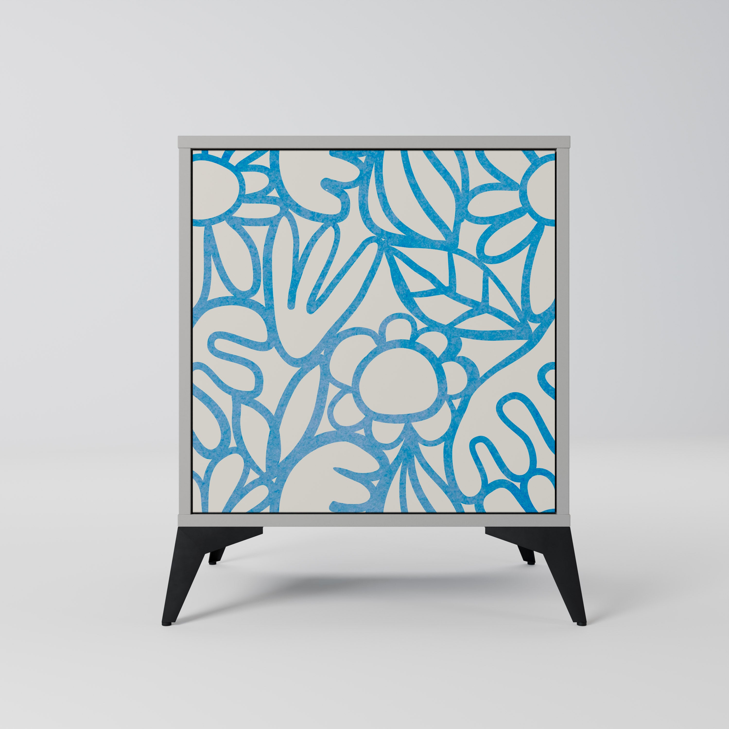 BLOOMY MORNING Komoda 1-drzwiowa korpus Szary