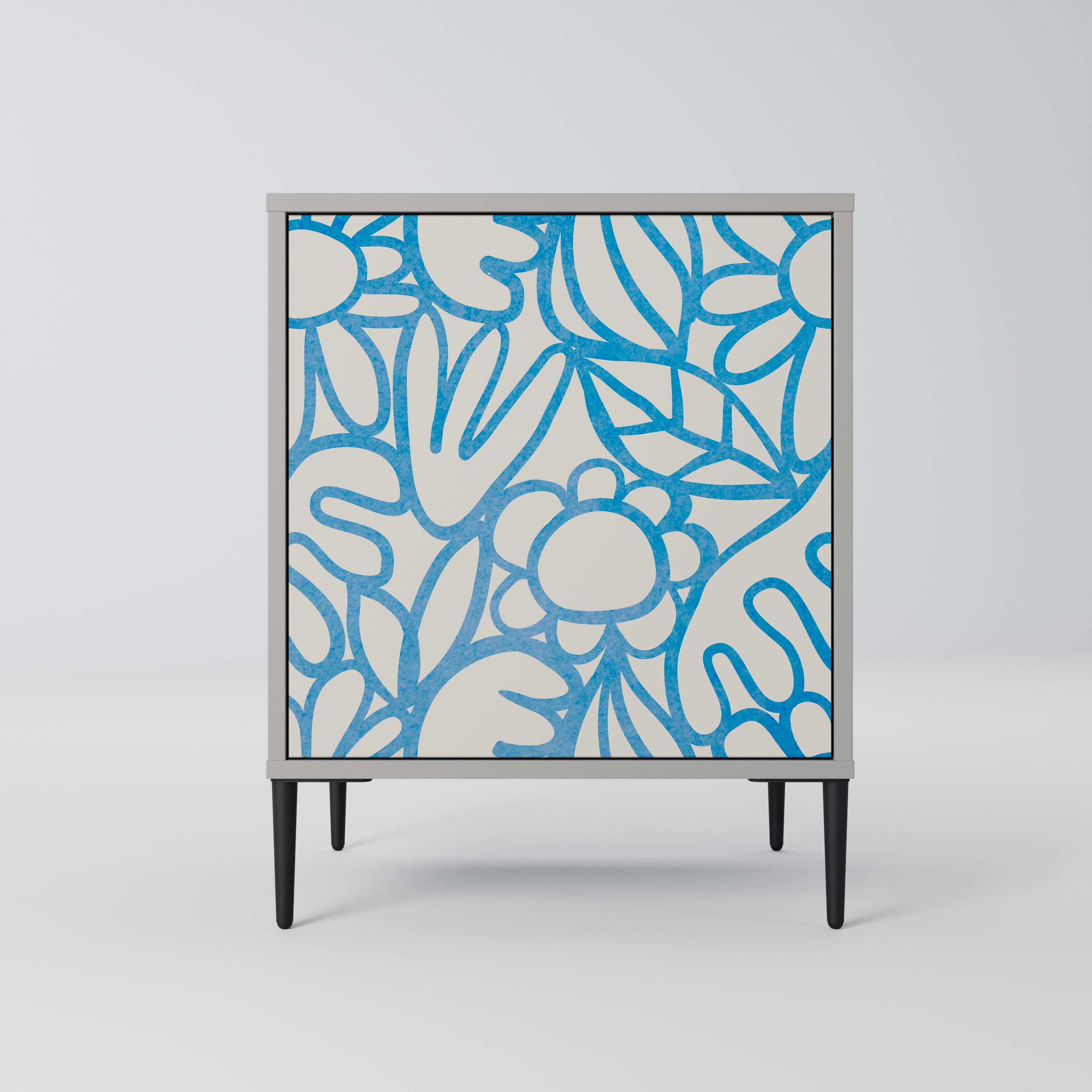 BLOOMY MORNING Komoda 1-drzwiowa korpus Szary