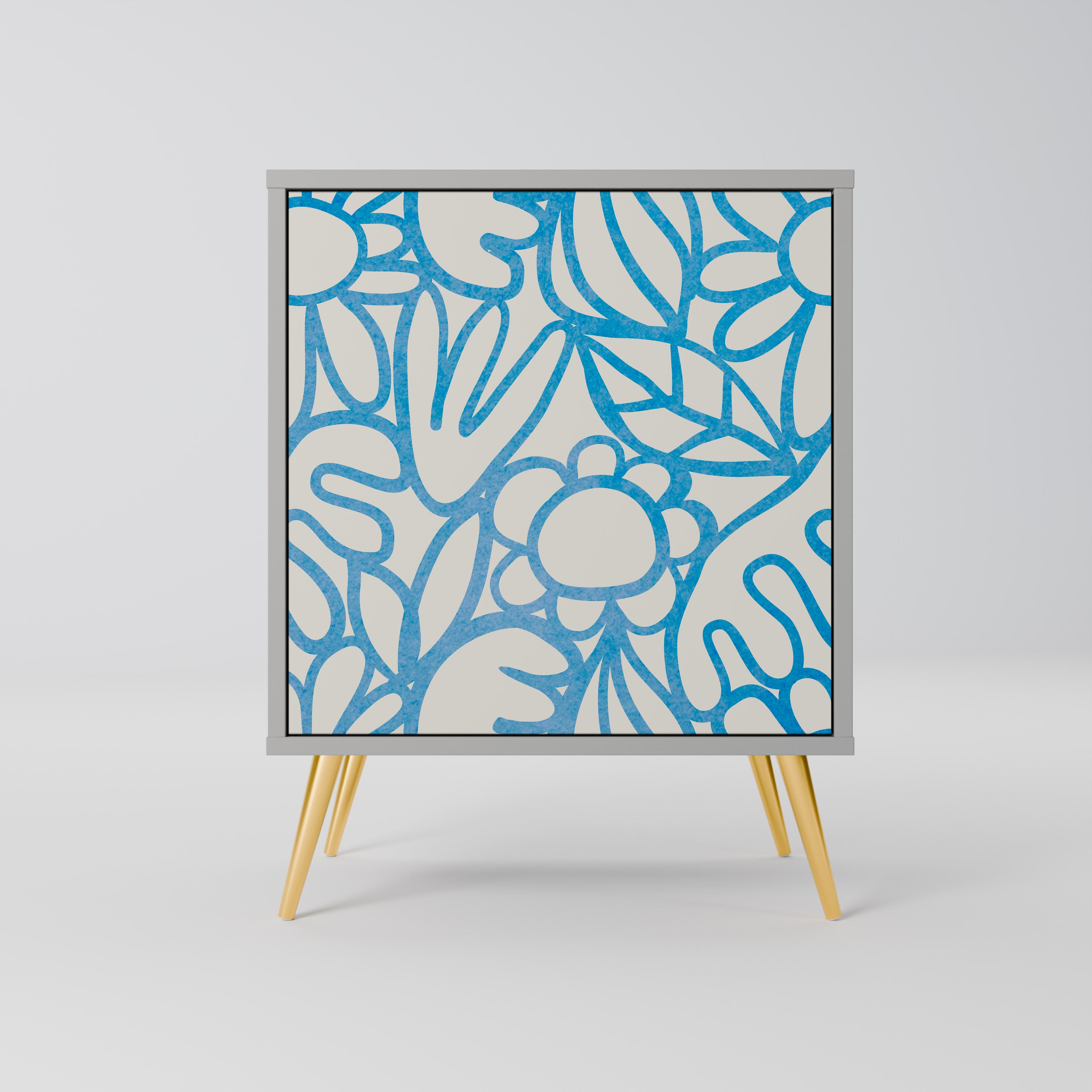 BLOOMY MORNING Komoda 1-drzwiowa korpus Szary