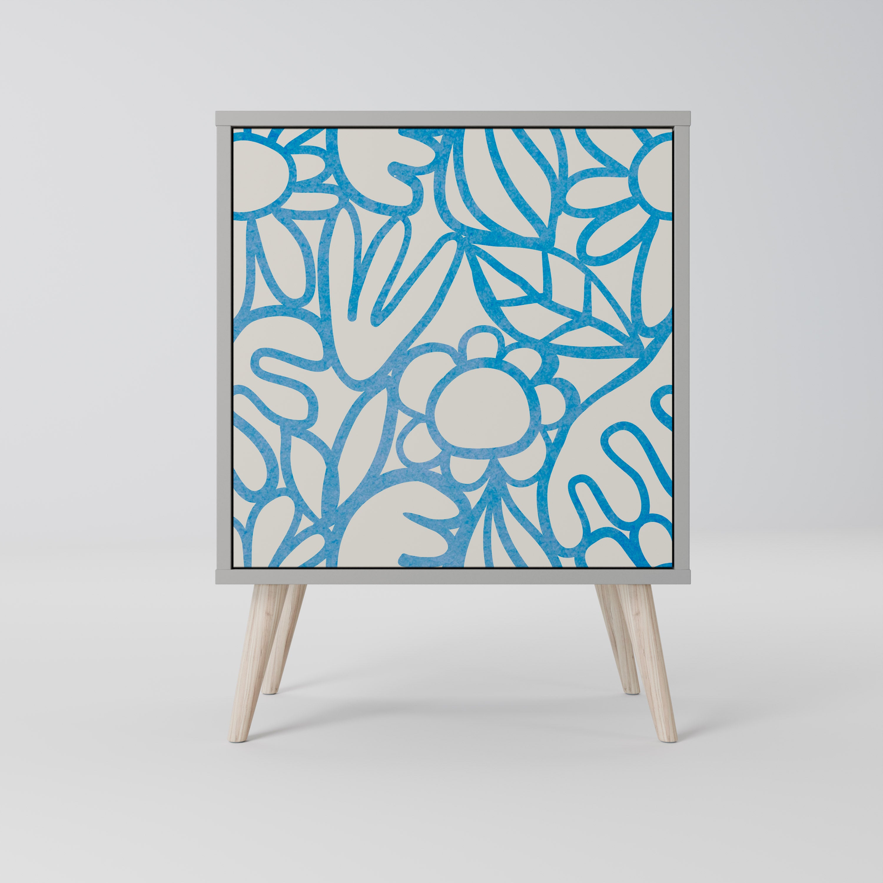 BLOOMY MORNING Komoda 1-drzwiowa korpus Szary