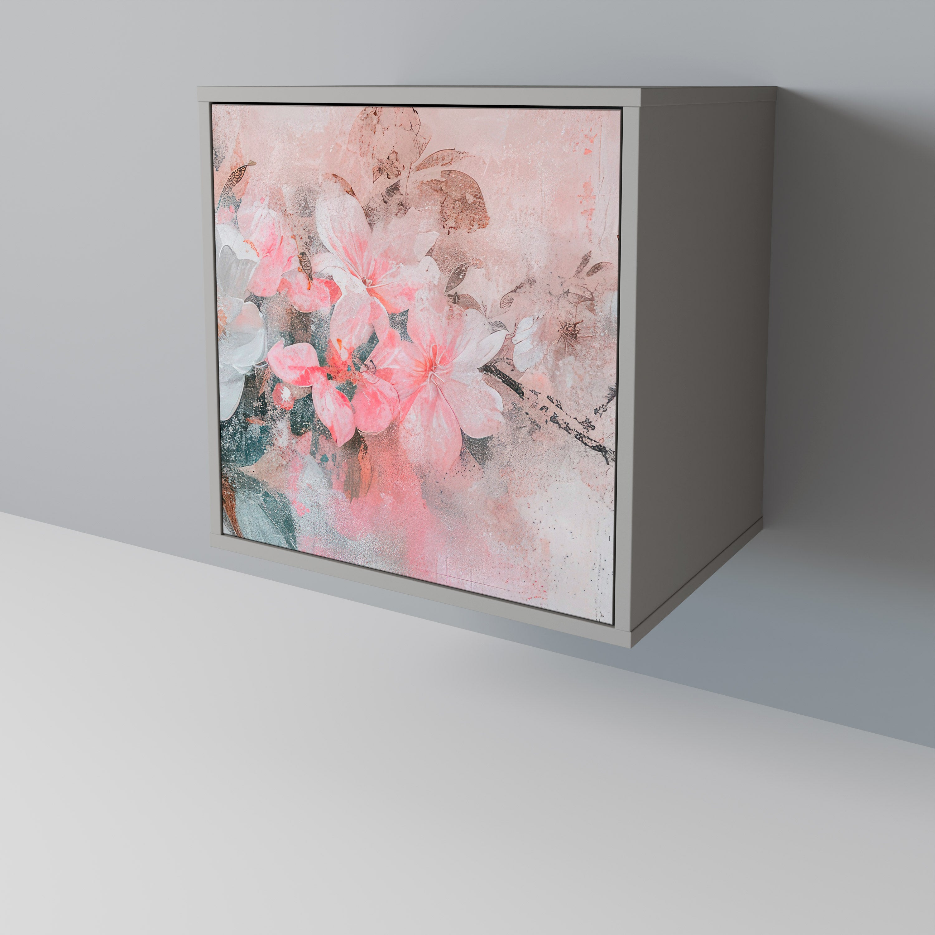 CHERRY BLOSSOM Komoda 1-drzwiowa korpus Szary