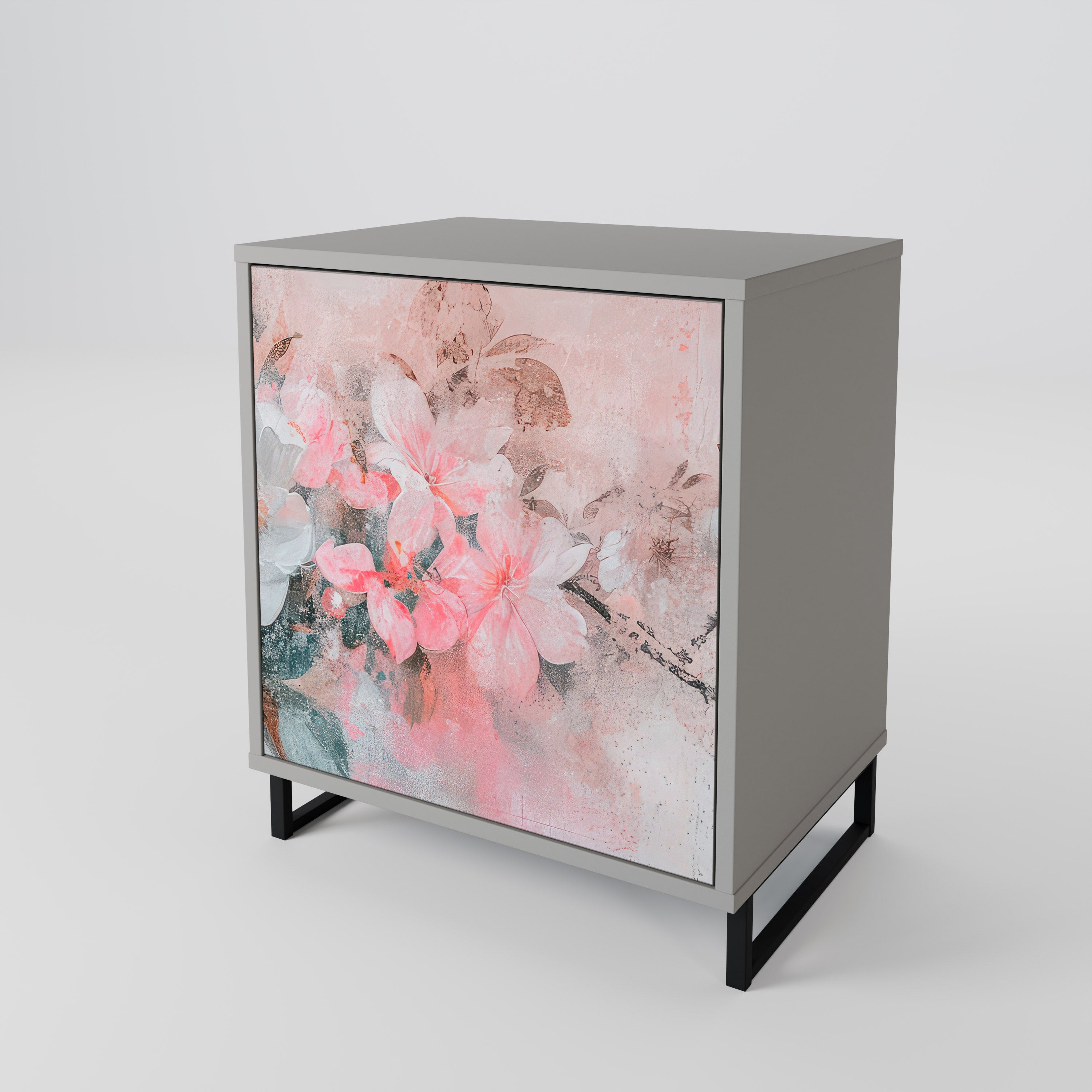 CHERRY BLOSSOM Komoda 1-drzwiowa korpus Szary