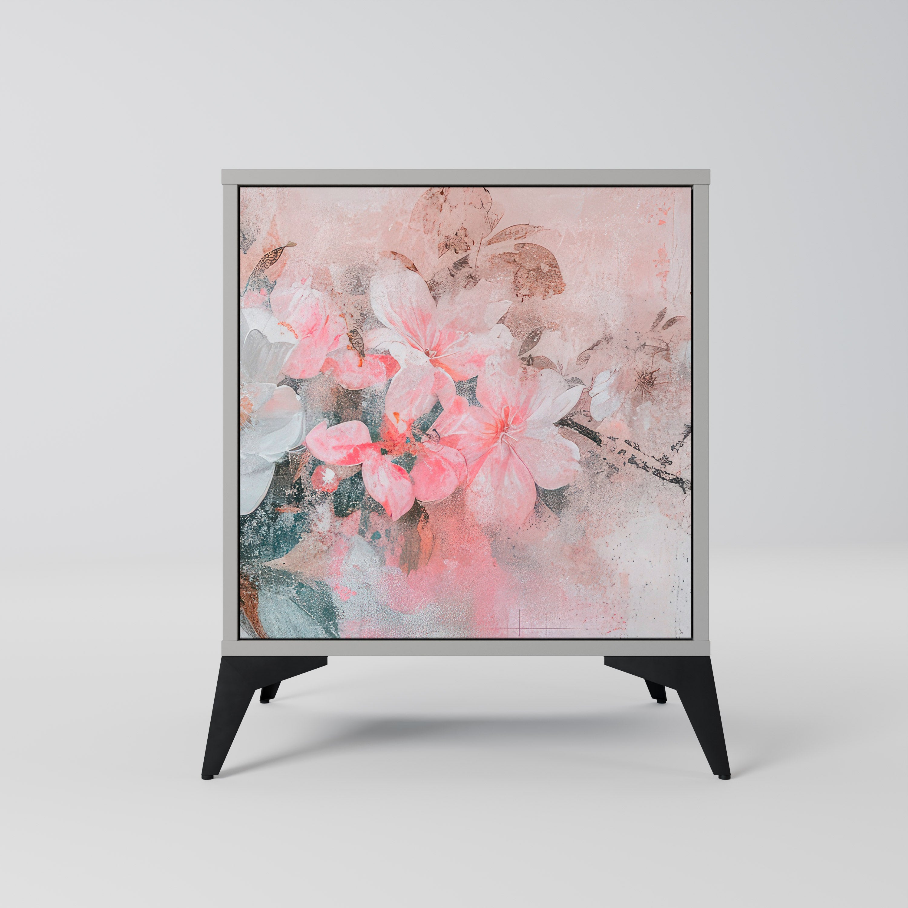 CHERRY BLOSSOM Komoda 1-drzwiowa korpus Szary