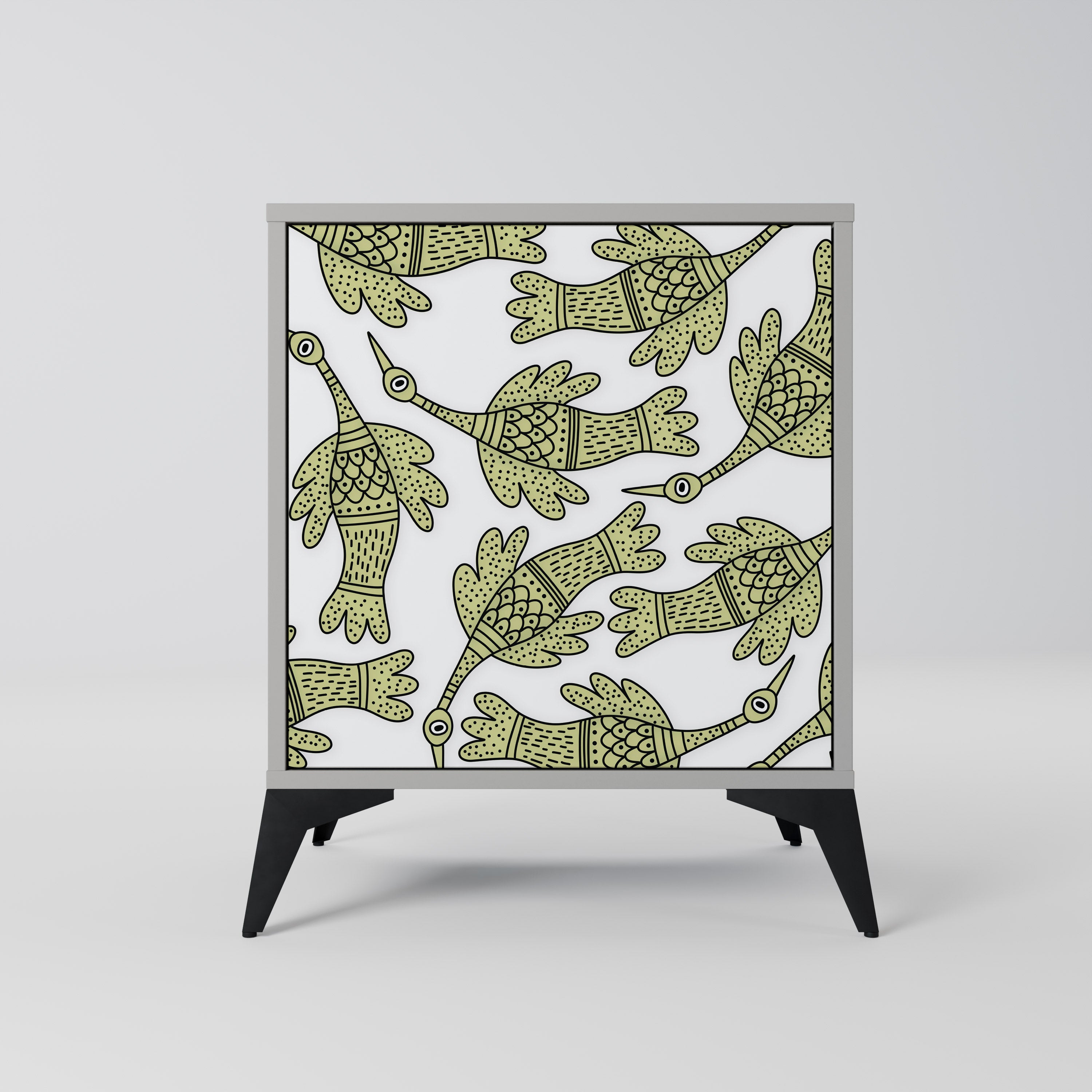 SEEDLING SONGBIRD Komoda 1-drzwiowa korpus Szary