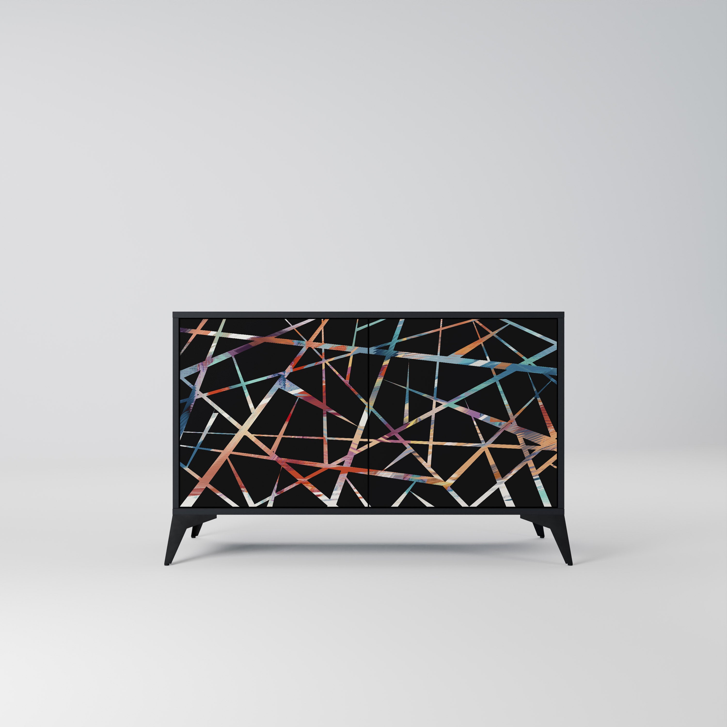 POLYGON VERVE Komoda 2-drzwiowa korpus Czarny