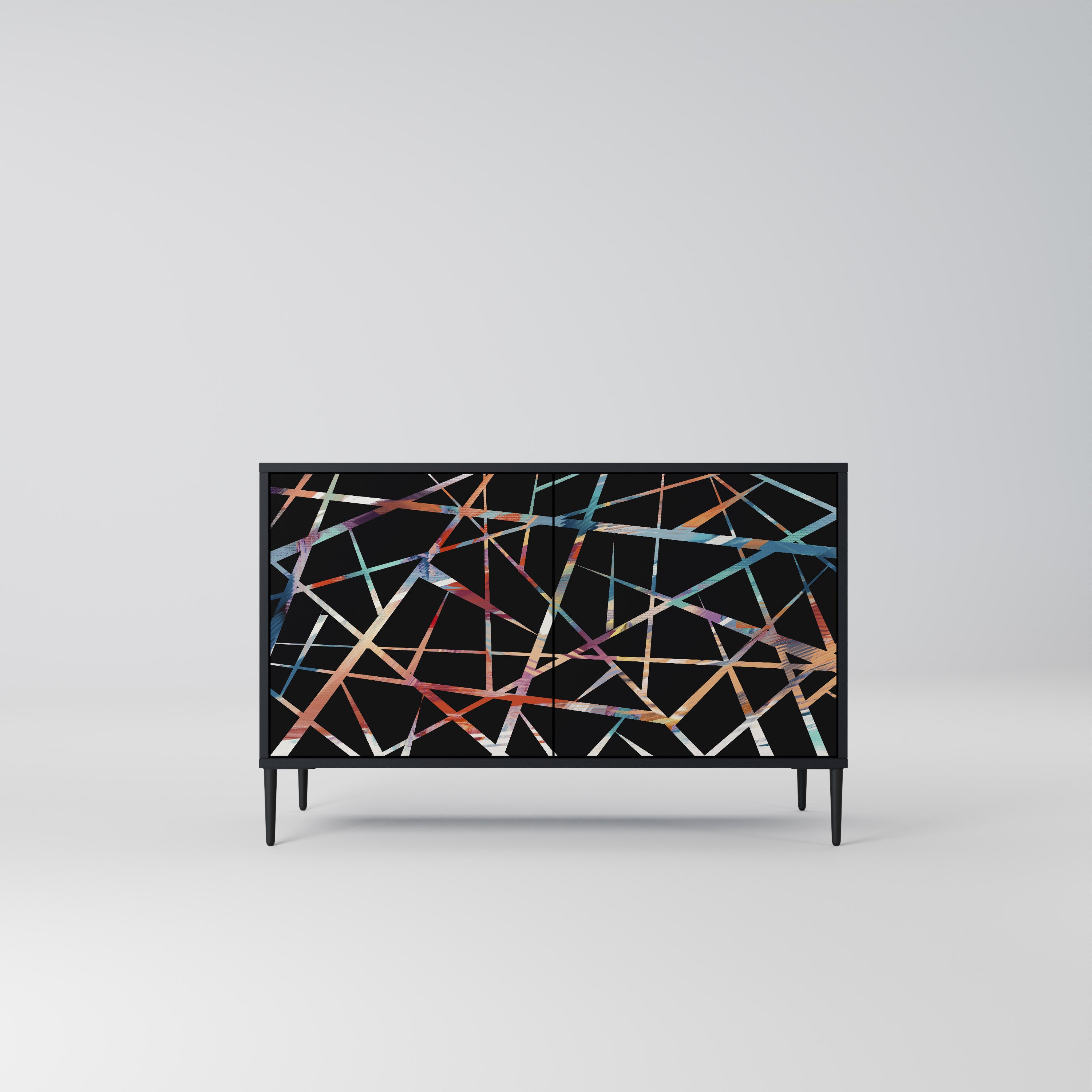 POLYGON VERVE Komoda 2-drzwiowa korpus Czarny