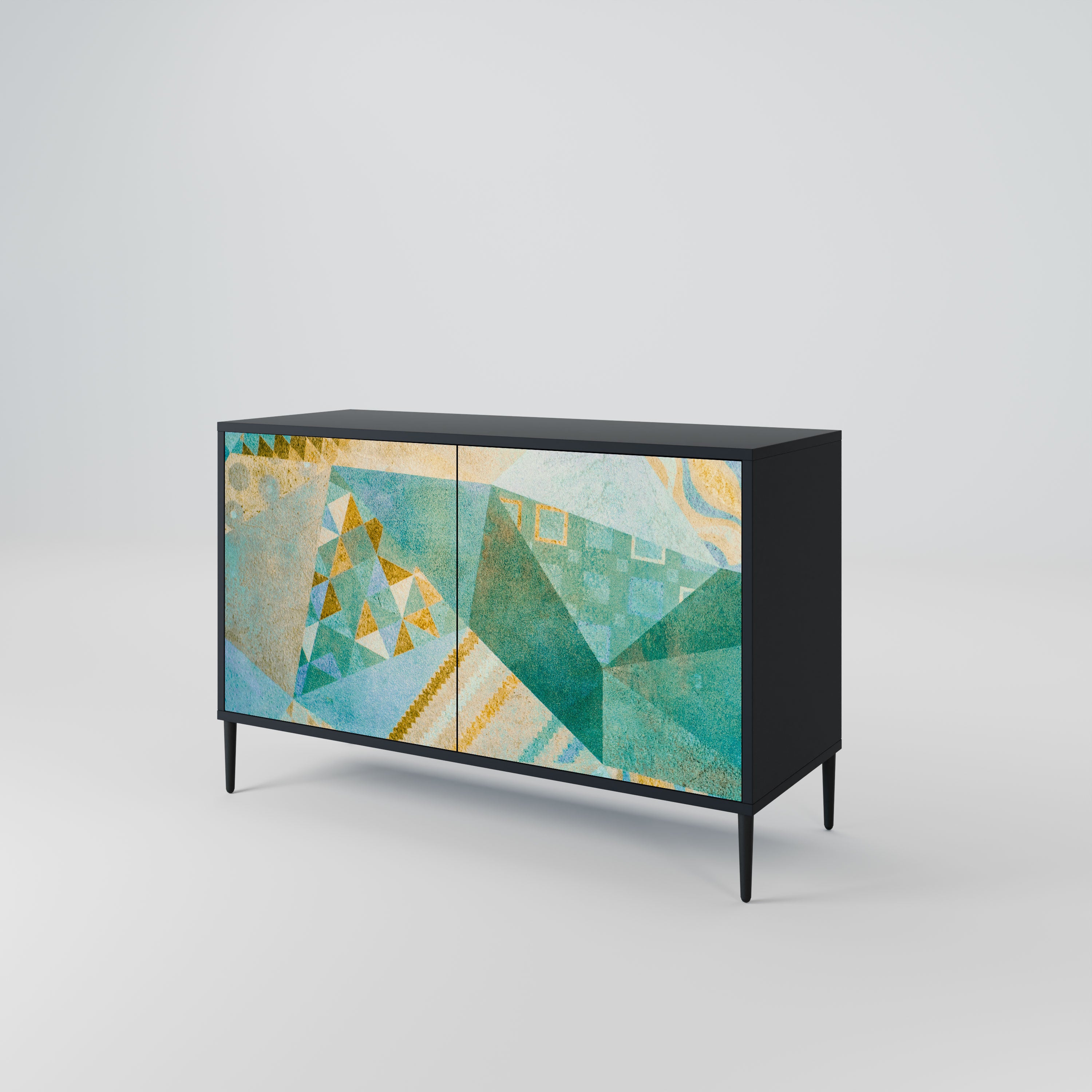 SPECTRUM SPLENDOR Komoda 2-drzwiowa korpus Czarny