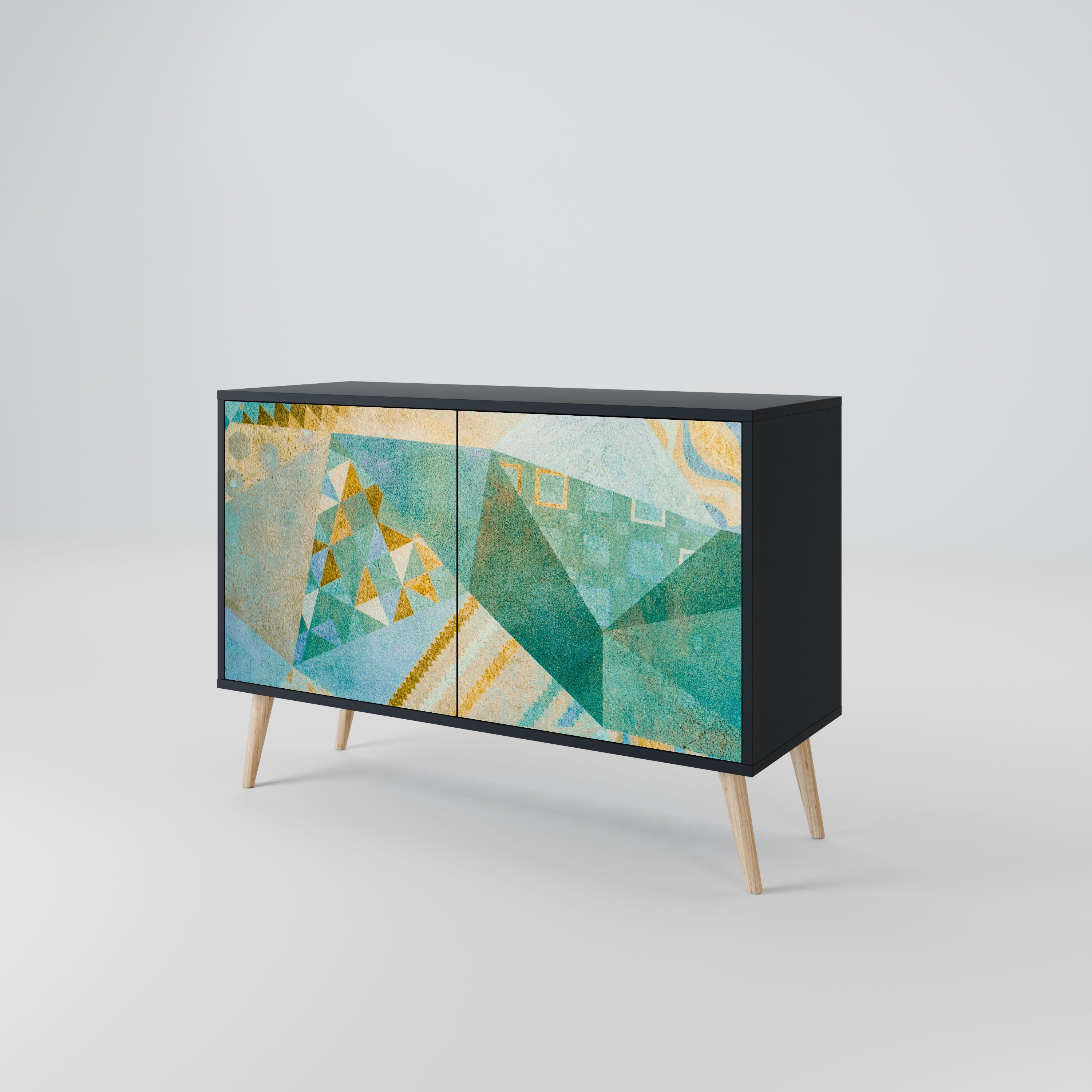 SPECTRUM SPLENDOR Komoda 2-drzwiowa korpus Czarny
