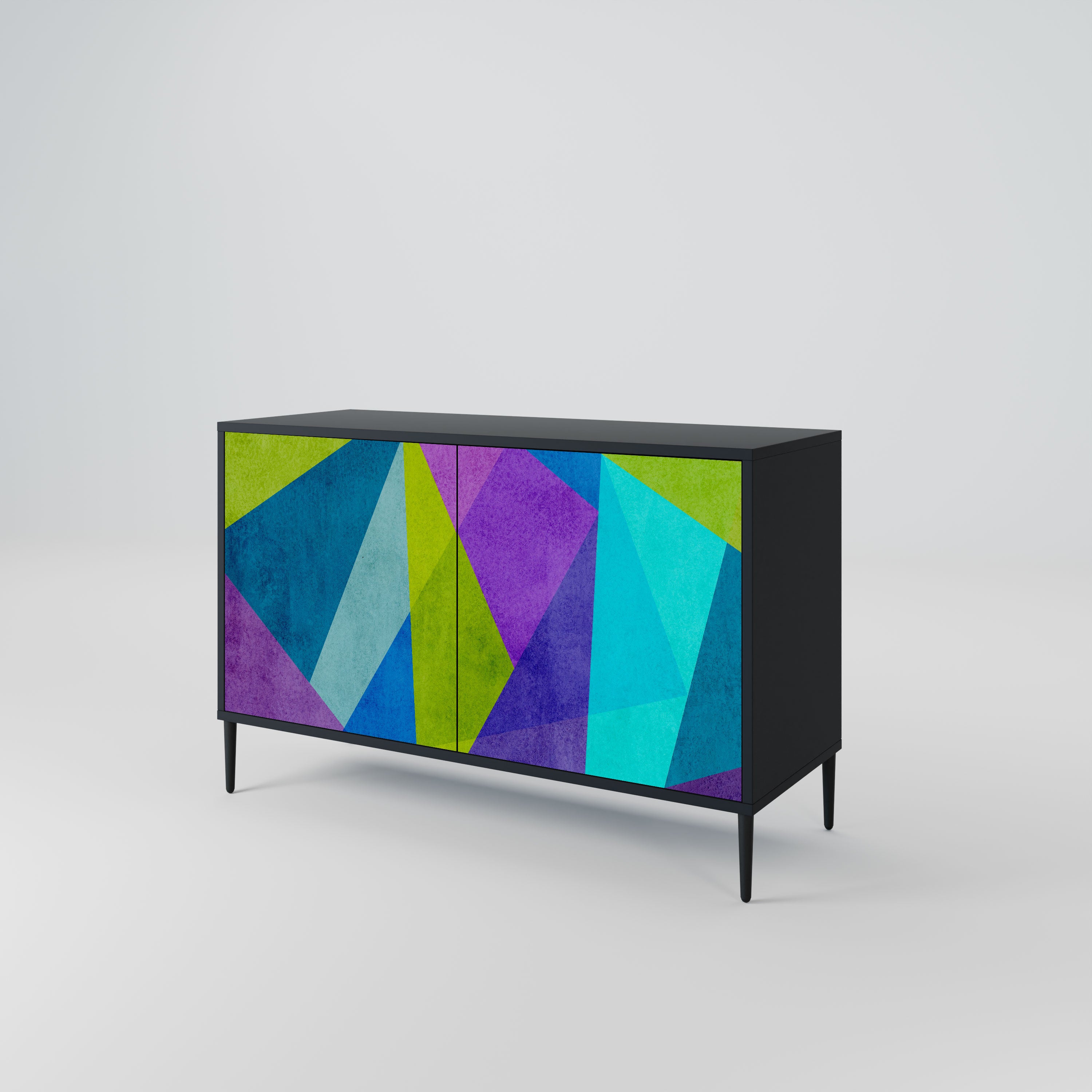 COLD SHOWCASE Komoda 2-drzwiowa korpus Czarny