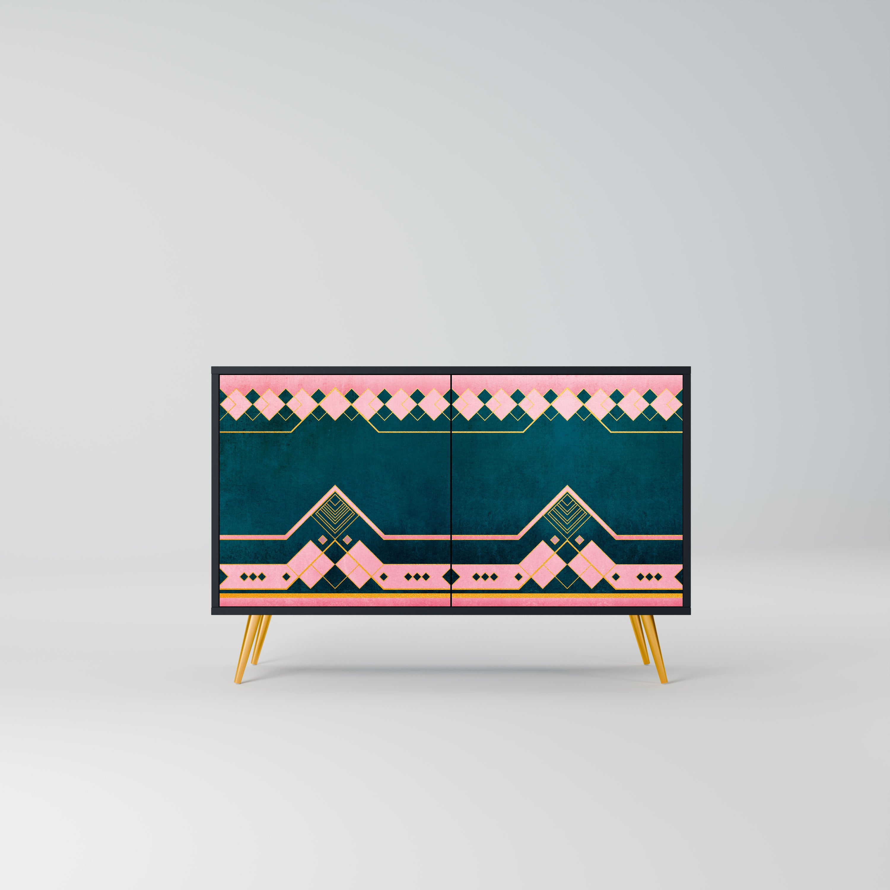 ROYAL COMPOSITION Komoda 2-drzwiowa korpus Czarny