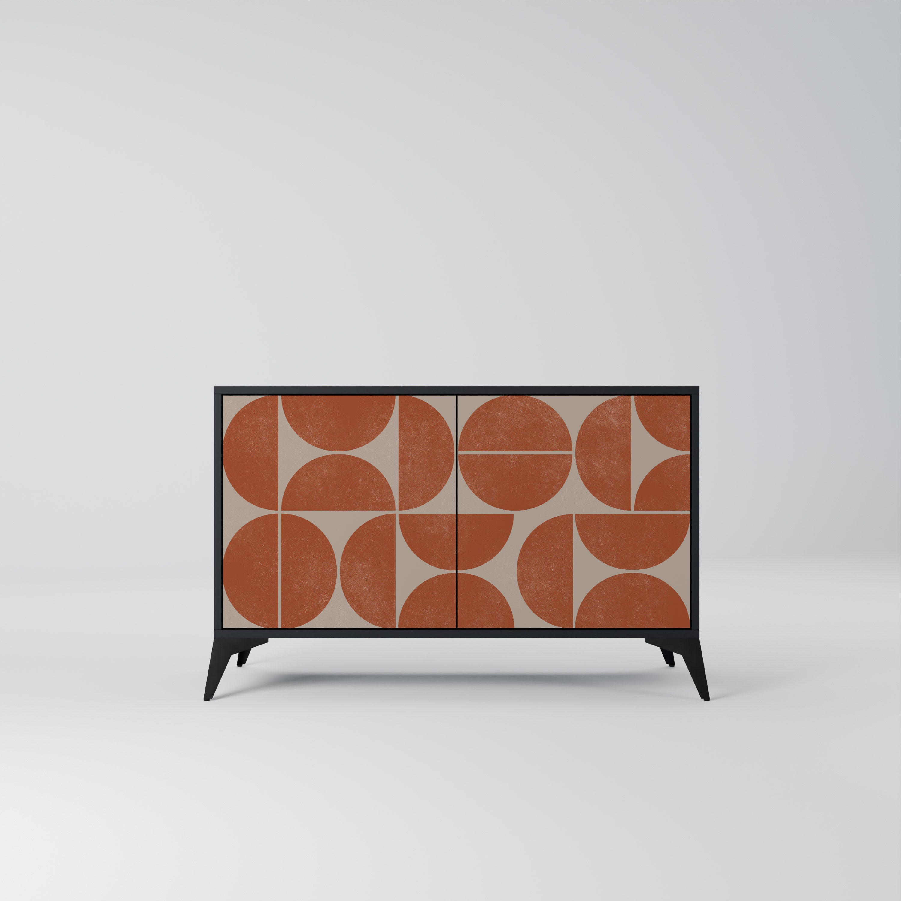 REPETITION COMPULSION Komoda 2-drzwiowa korpus Czarny