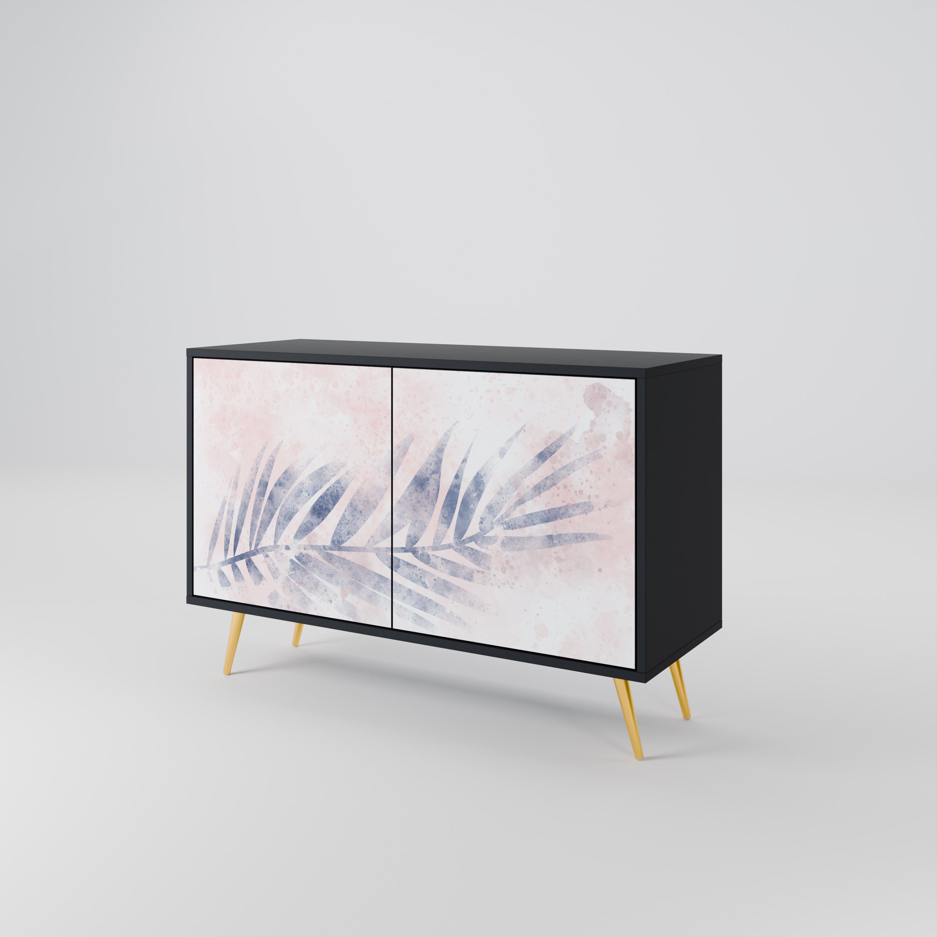 TIMELESS FLOAT Komoda 2-drzwiowa korpus Czarny