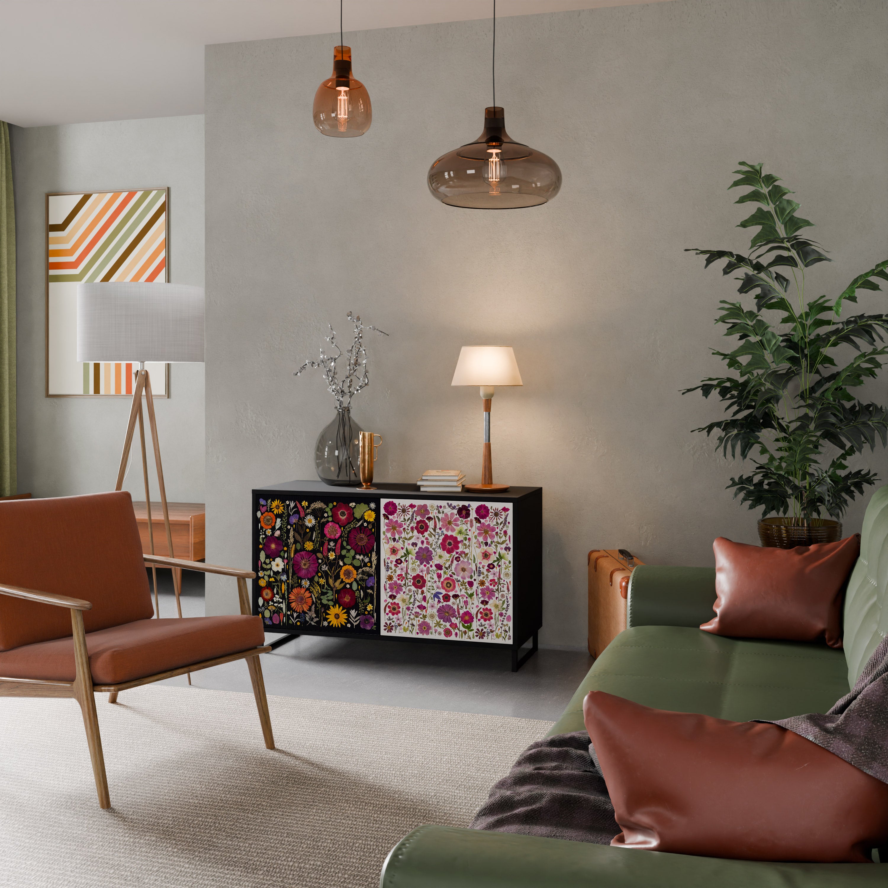 DAYNITE GARDEN Komoda 2-drzwiowa korpus Czarny