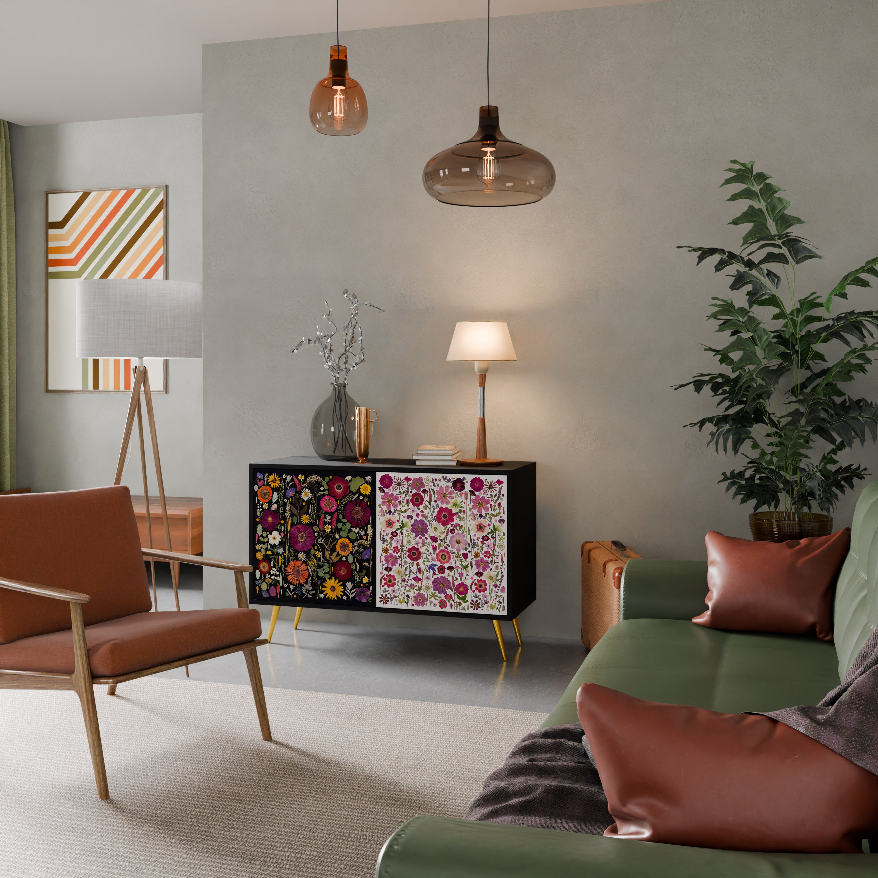 DAYNITE GARDEN Komoda 2-drzwiowa korpus Czarny