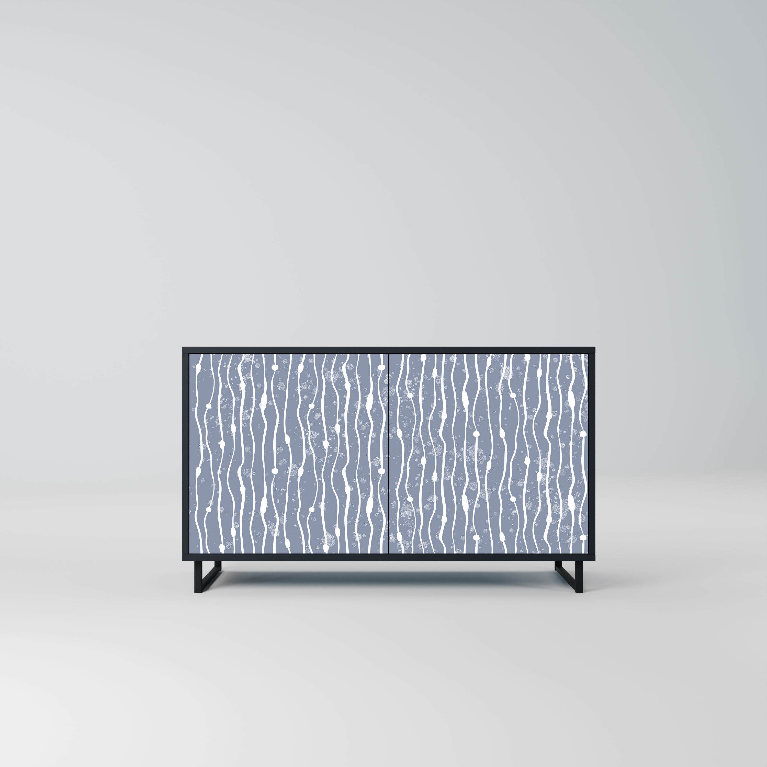 GRAPHITE RAIN Komoda 2-drzwiowa korpus Czarny