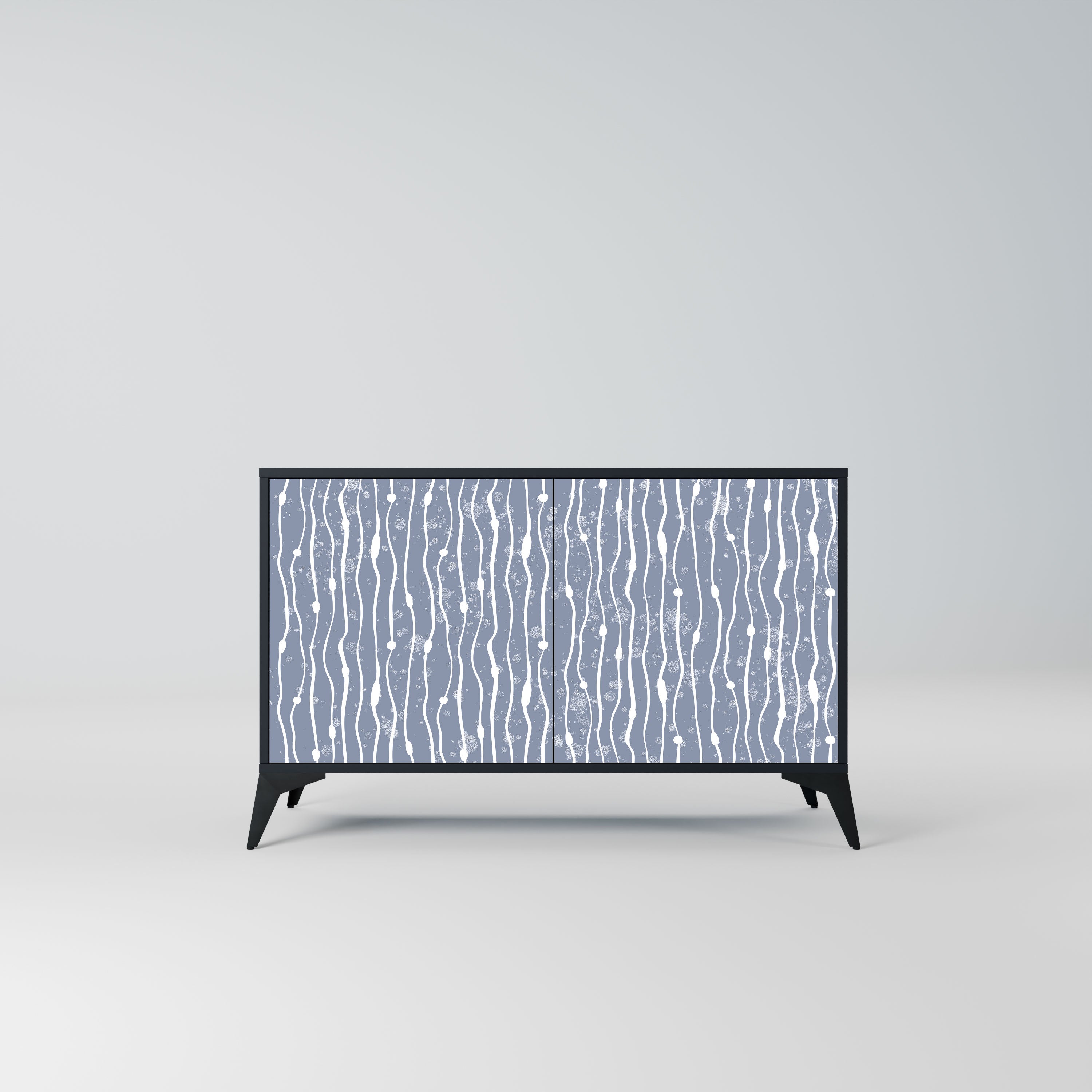 GRAPHITE RAIN Komoda 2-drzwiowa korpus Czarny