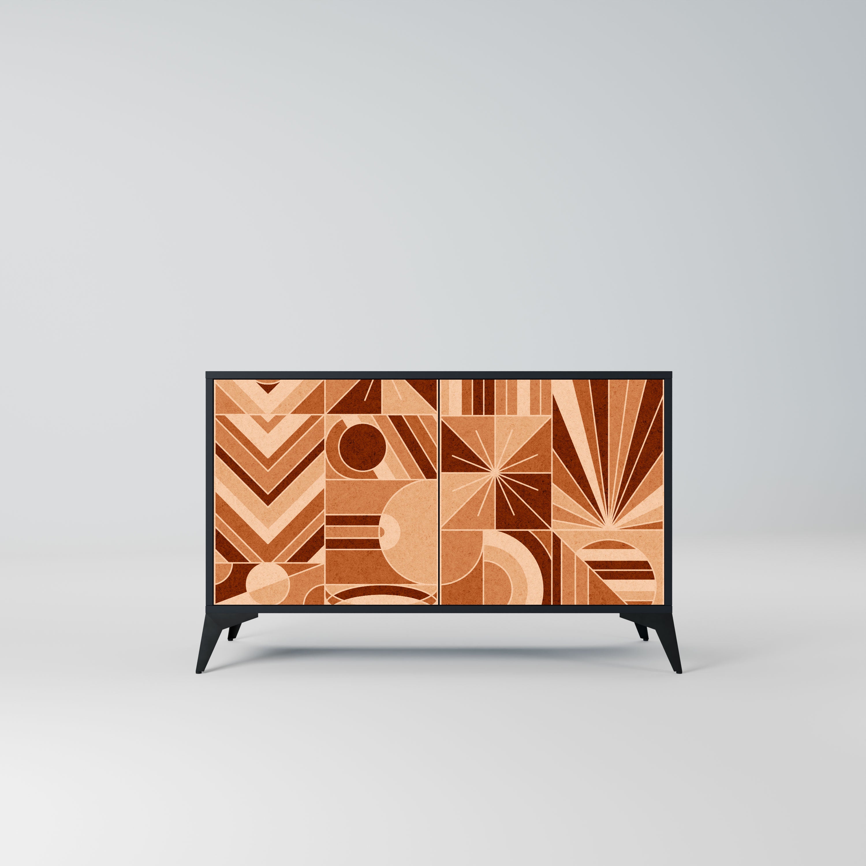 PRISM MOSAIC Komoda 2-drzwiowa korpus Czarny