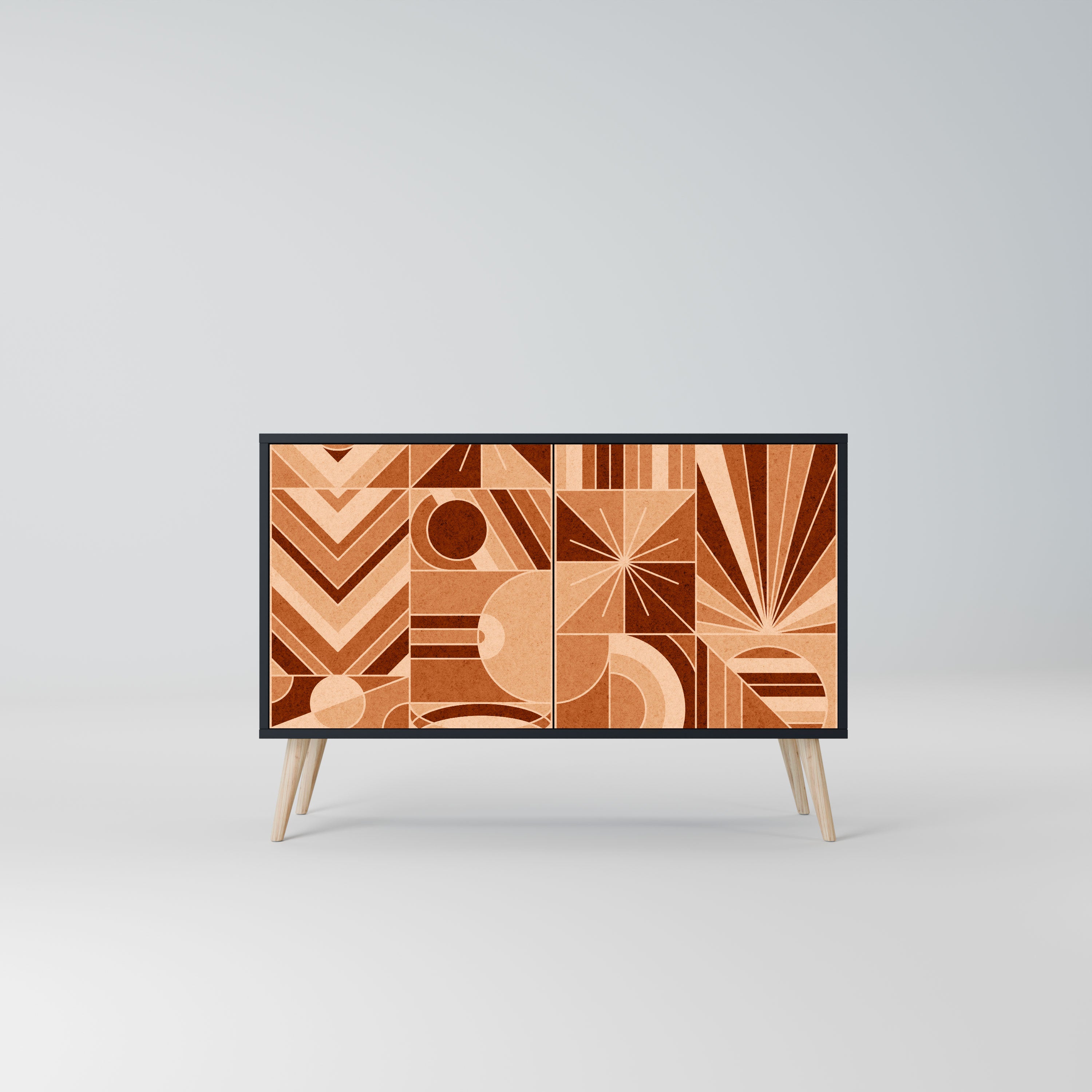 PRISM MOSAIC Komoda 2-drzwiowa korpus Czarny
