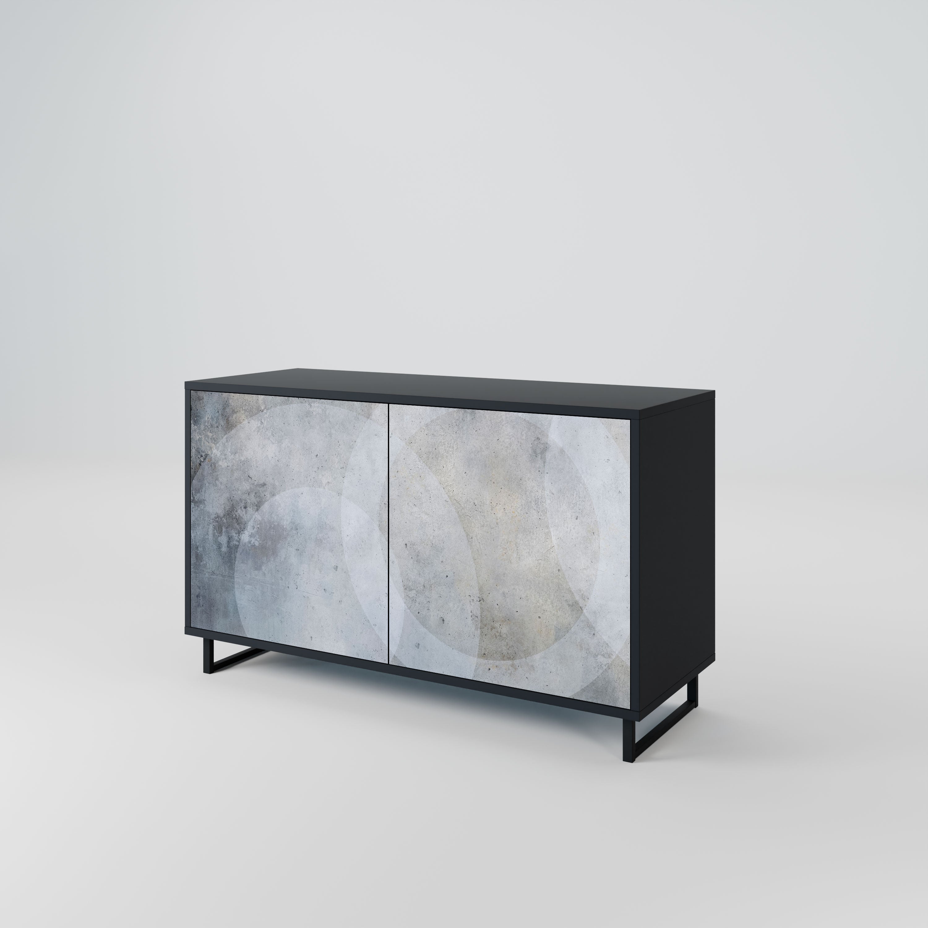 MUTED ARC Komoda 2-drzwiowa korpus Czarny
