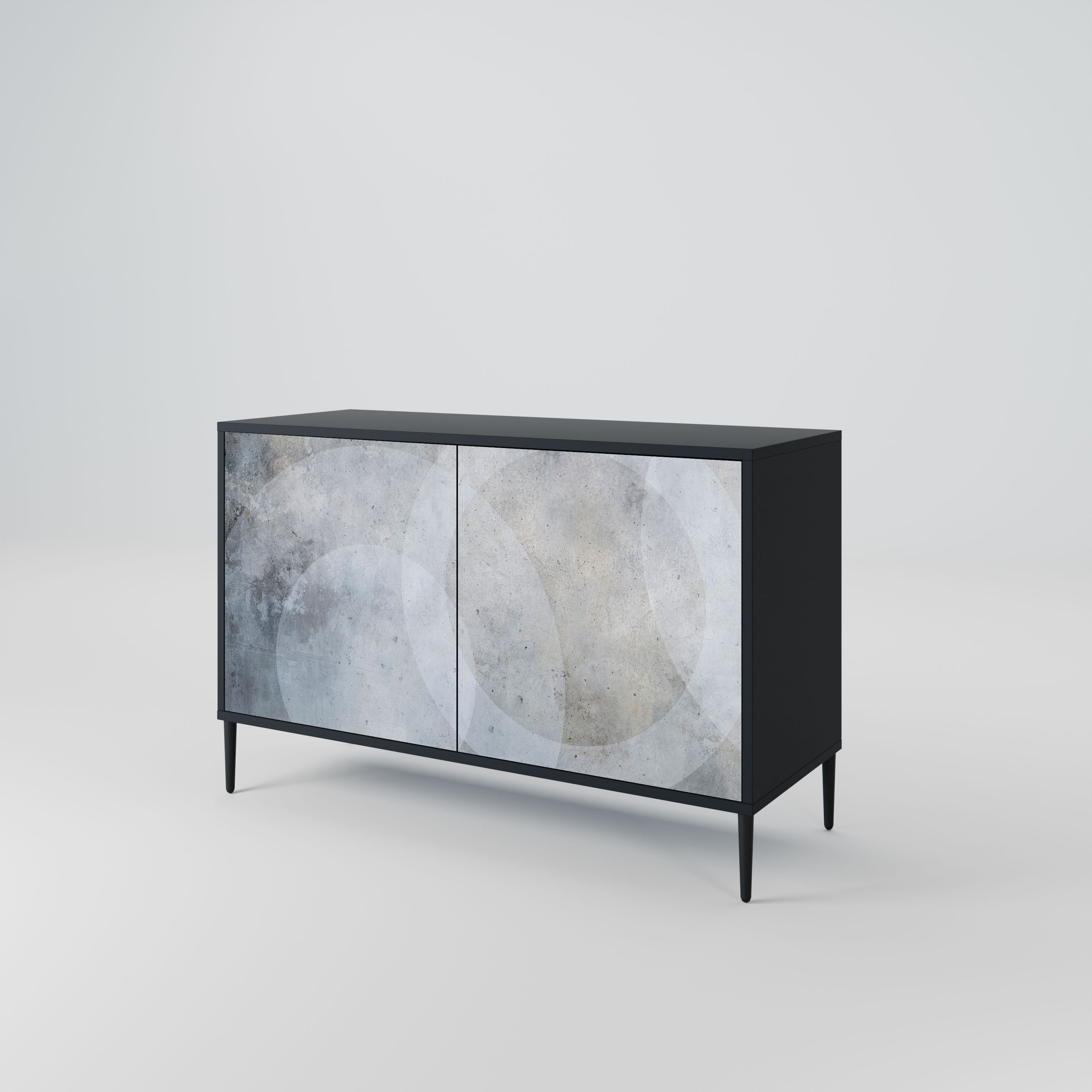 MUTED ARC Komoda 2-drzwiowa korpus Czarny