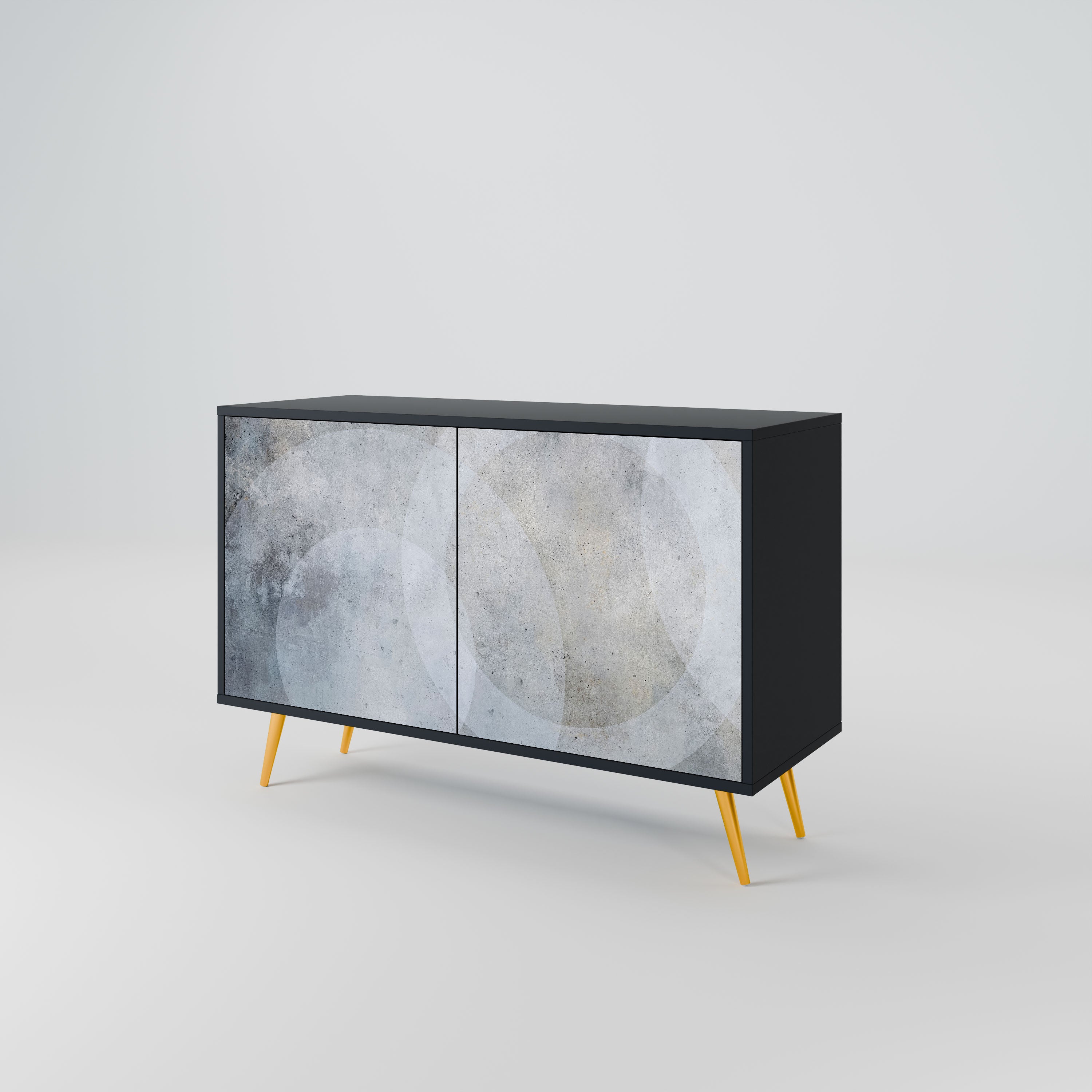 MUTED ARC Komoda 2-drzwiowa korpus Czarny