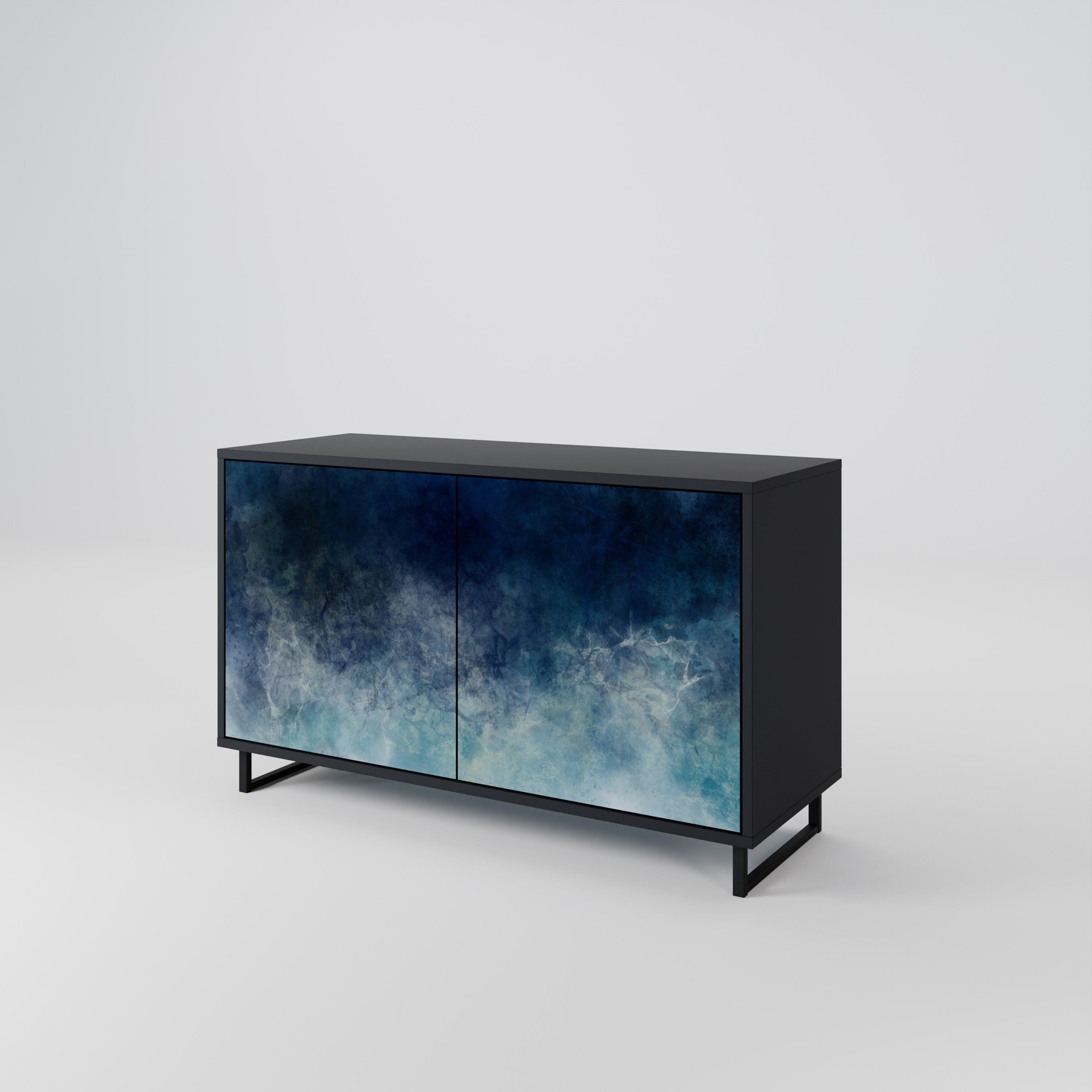 CELESTIAL FALL Komoda 2-drzwiowa korpus Czarny