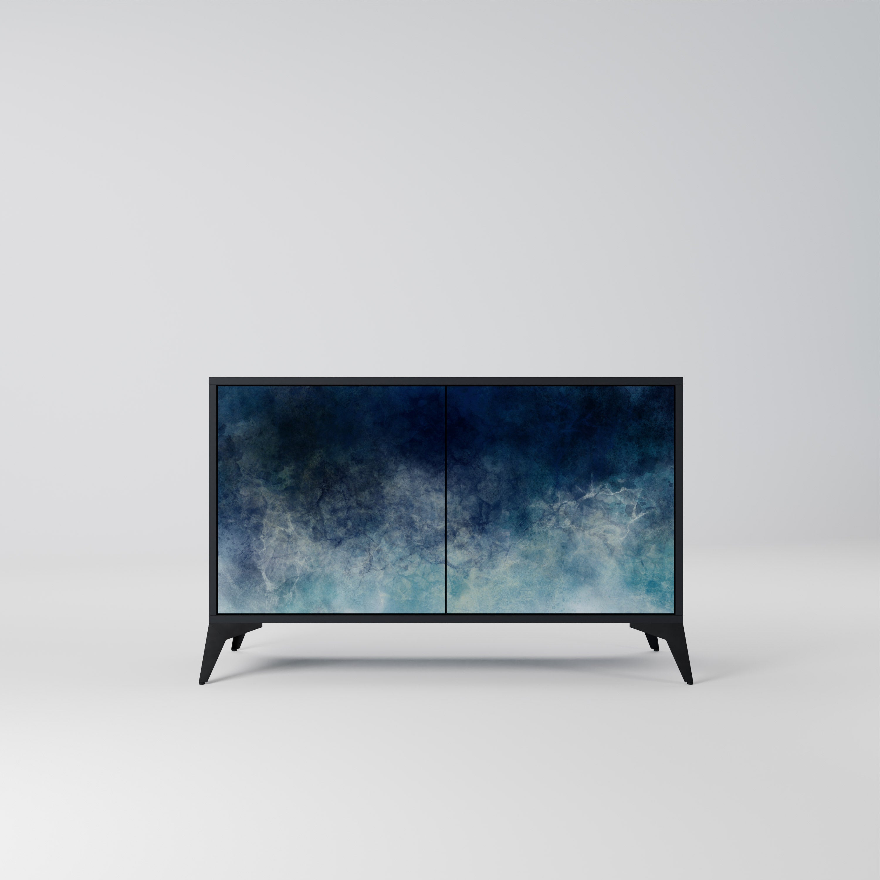 CELESTIAL FALL Komoda 2-drzwiowa korpus Czarny