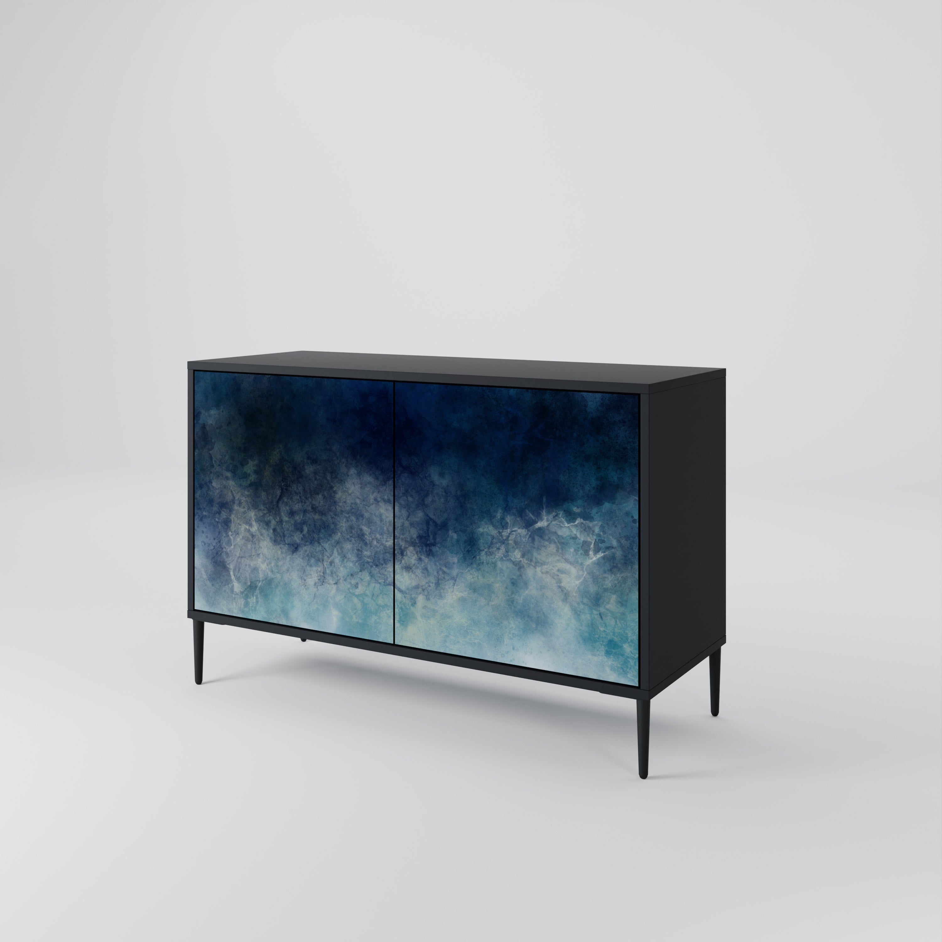 CELESTIAL FALL Komoda 2-drzwiowa korpus Czarny