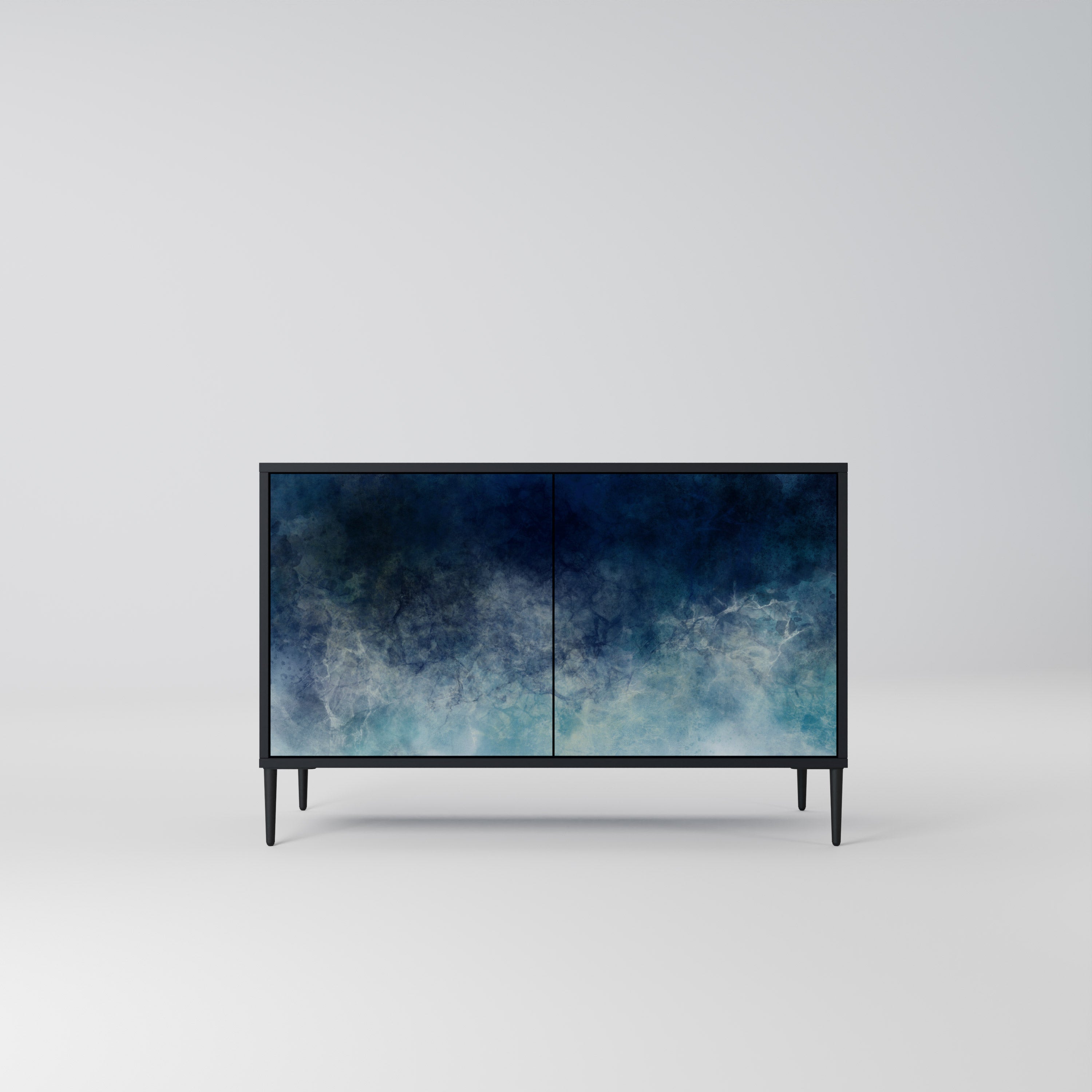 CELESTIAL FALL Komoda 2-drzwiowa korpus Czarny