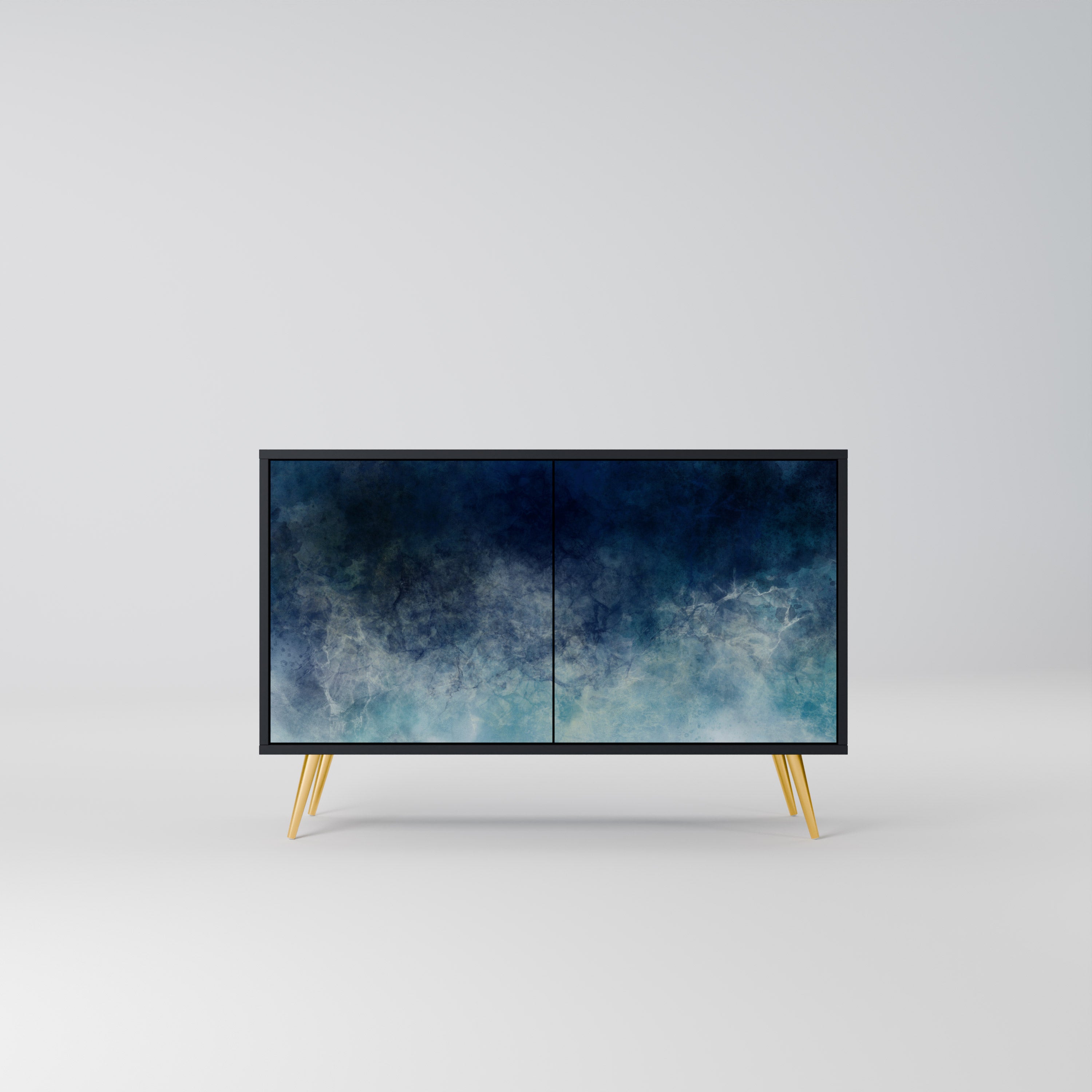 CELESTIAL FALL Komoda 2-drzwiowa korpus Czarny