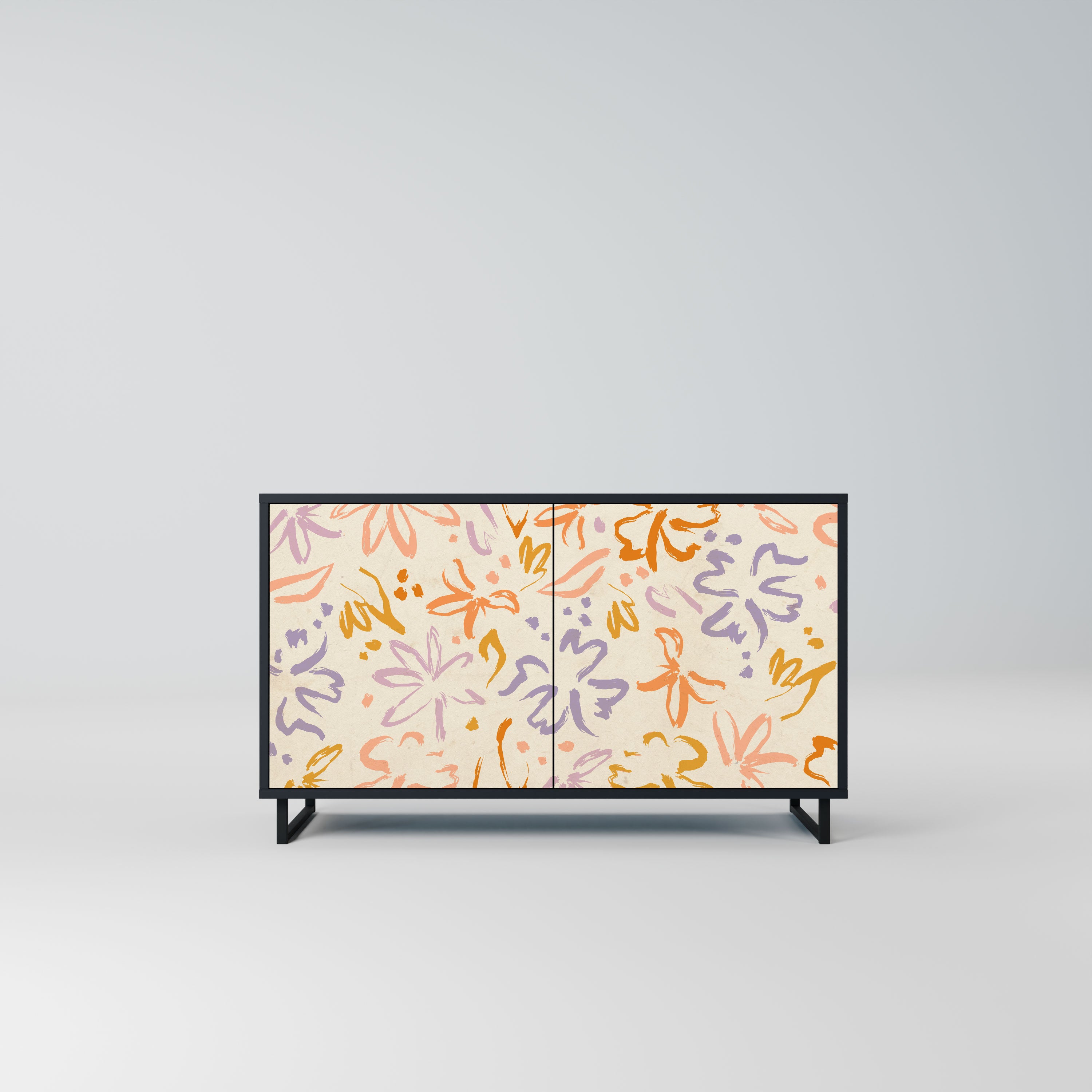 SPRING WHIMSY Komoda 2-drzwiowa korpus Czarny